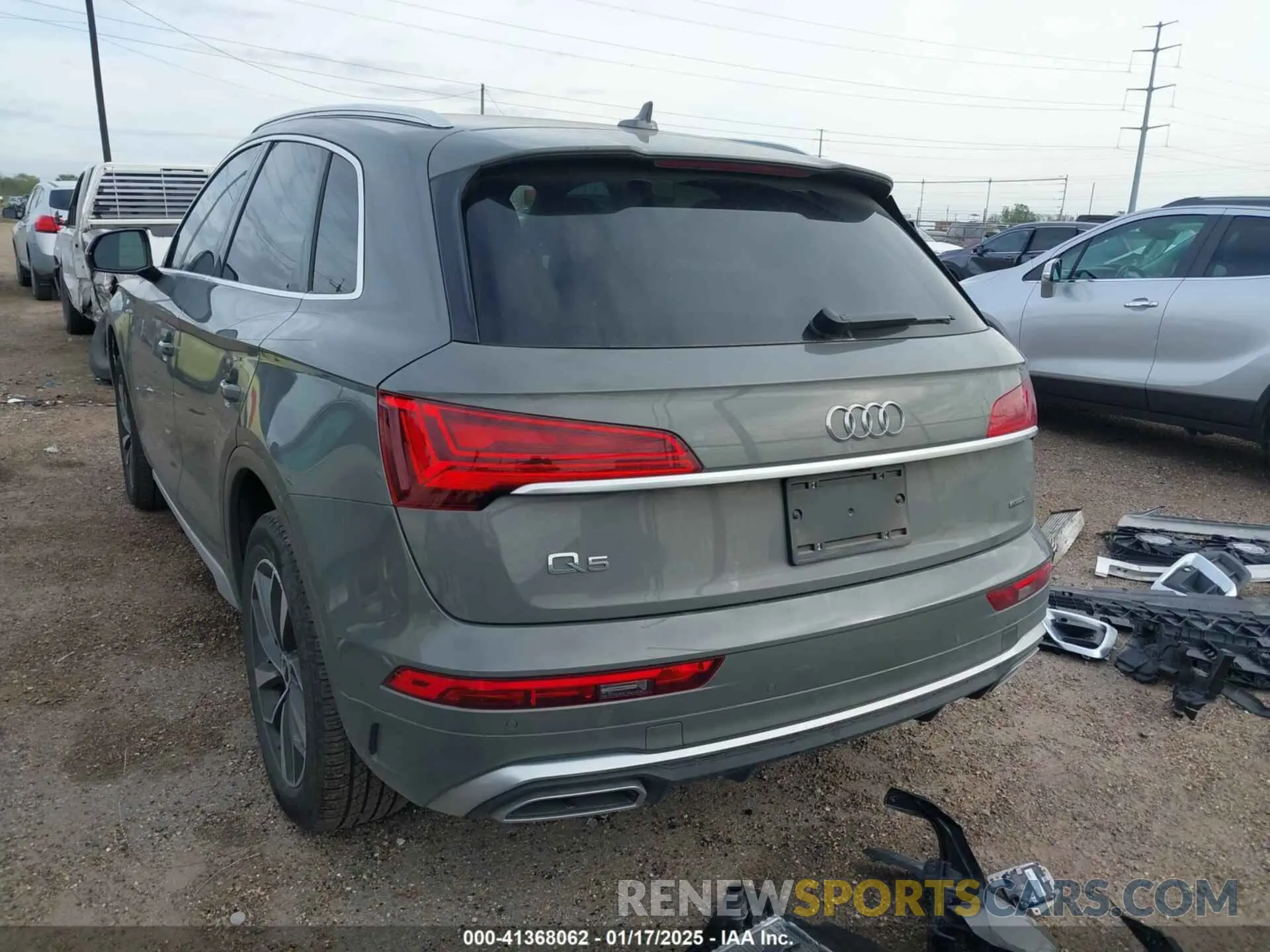 3 fotografías del automóvil dañado WA1GAAFY1R2000549 AUDI Q5 2024