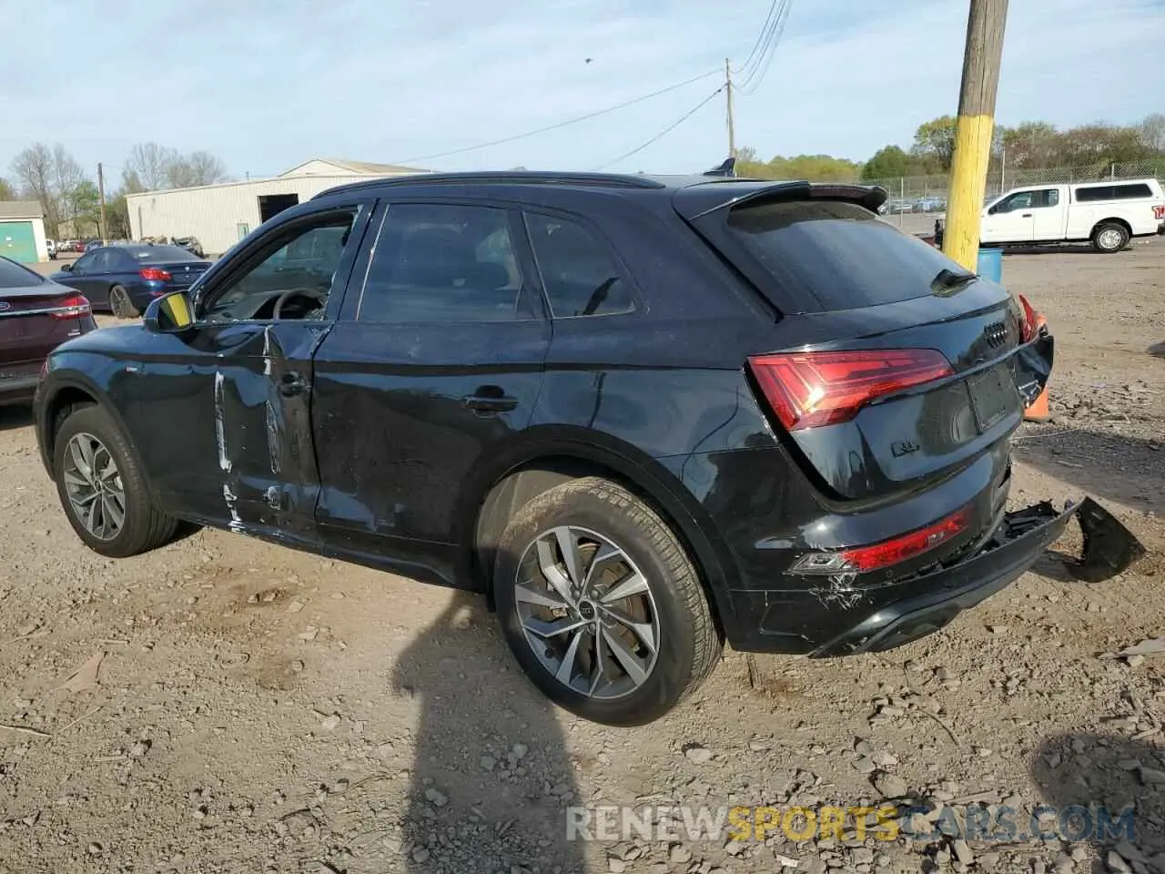 2 fotografías del automóvil dañado WA1GAAFY6R2112201 AUDI Q5 2024