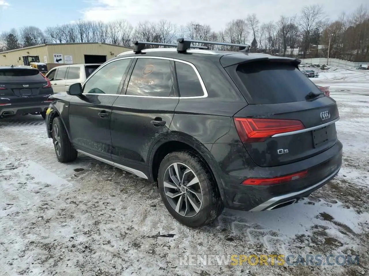 2 fotografías del automóvil dañado WA1GAAFY7R2045740 AUDI Q5 2024