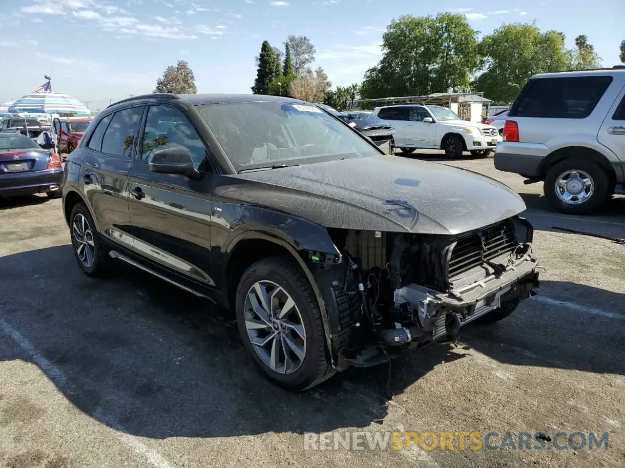 4 fotografías del automóvil dañado WA1GAAFY7R2099197 AUDI Q5 2024