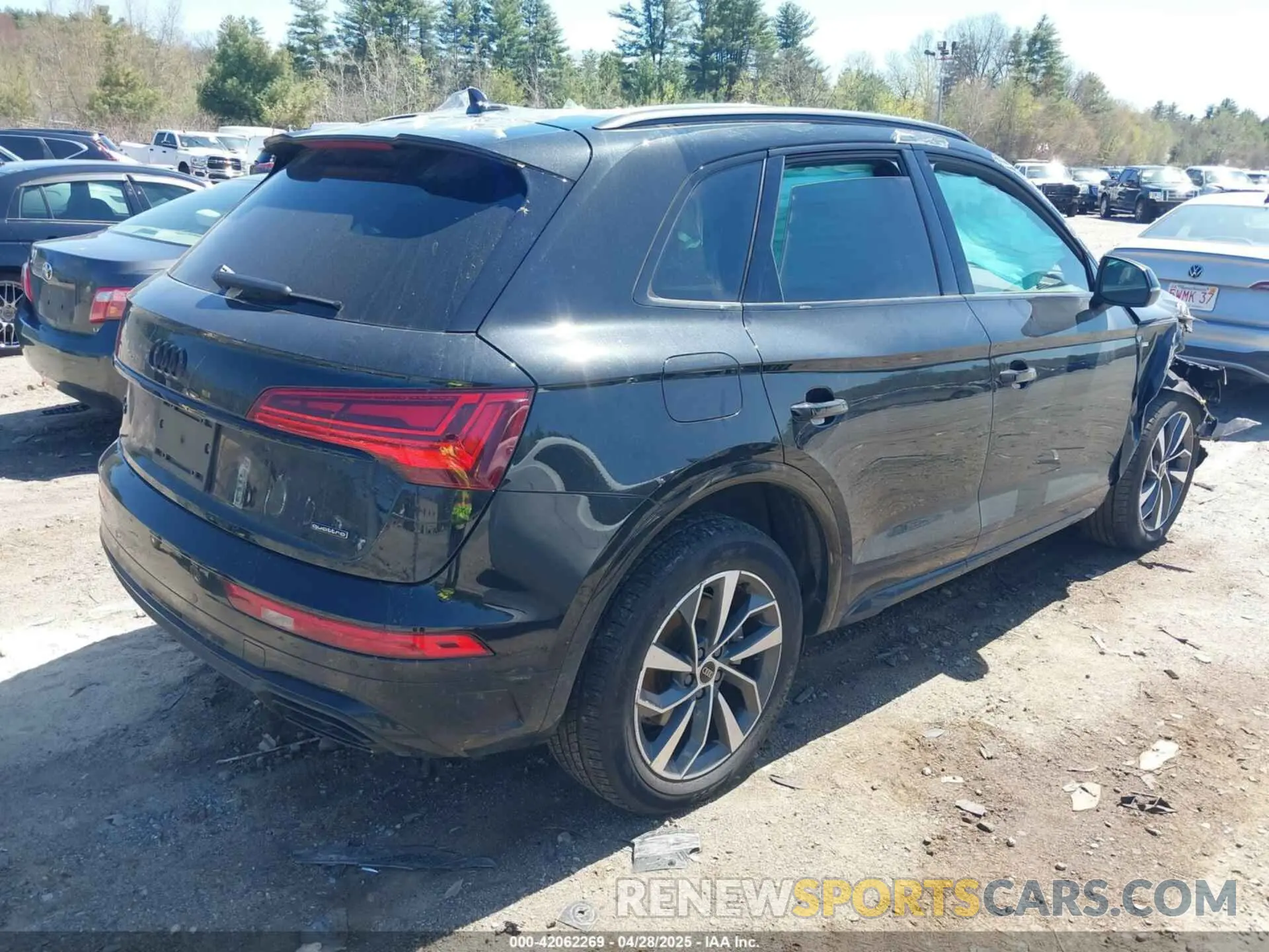 4 fotografías del automóvil dañado WA1GAAFY7R2118282 AUDI Q5 2024