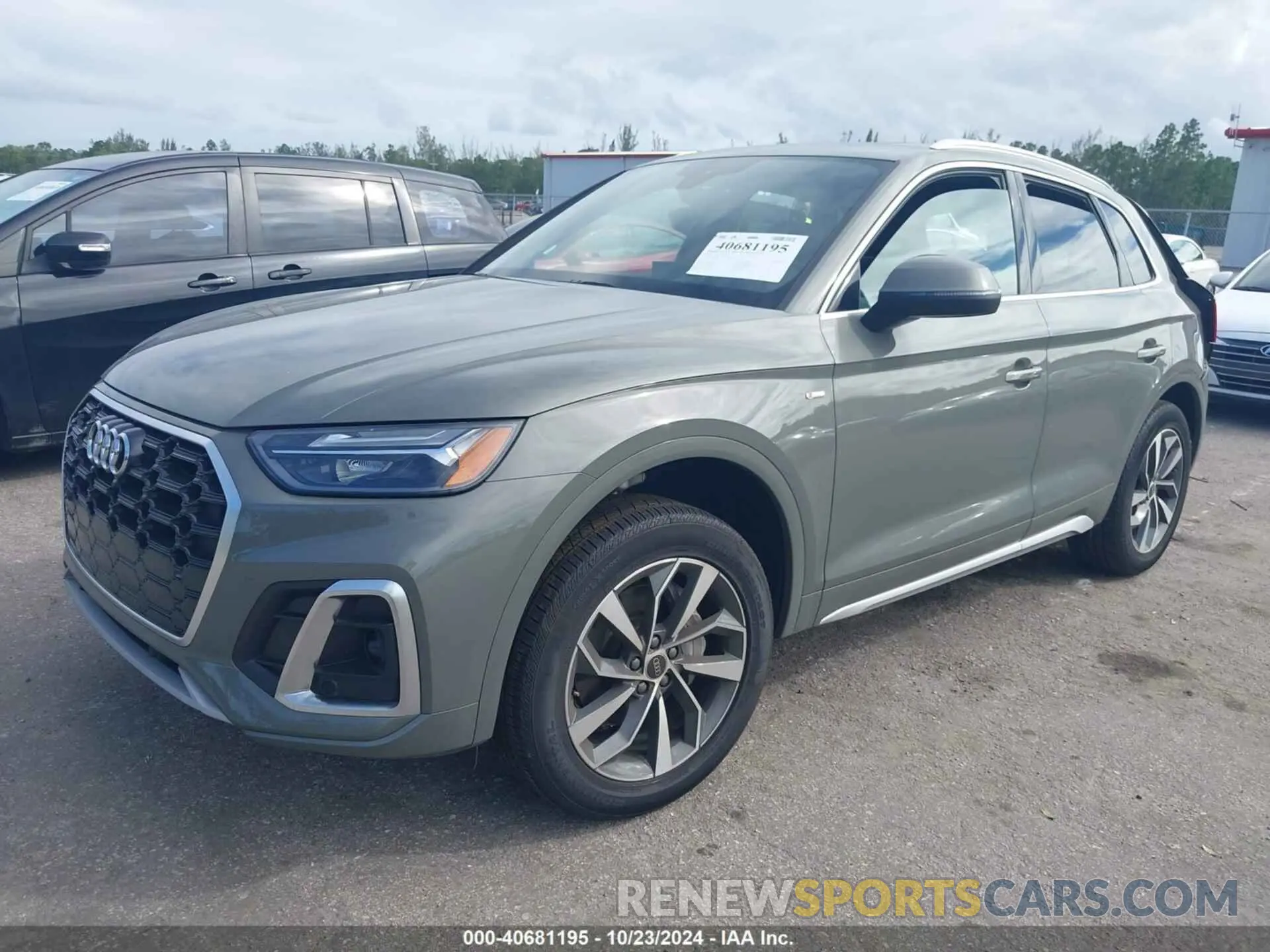 2 fotografías del automóvil dañado WA1GAAFY9R2024565 AUDI Q5 2024