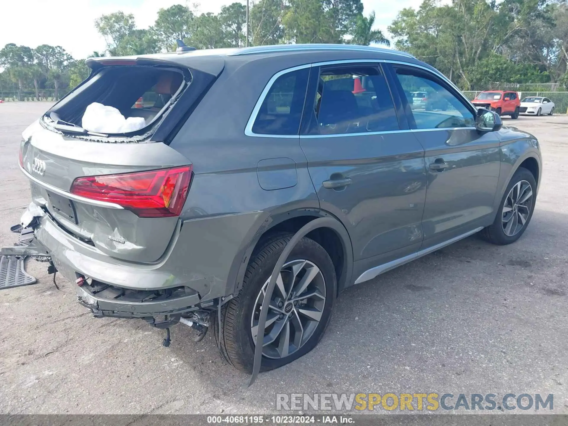 4 fotografías del automóvil dañado WA1GAAFY9R2024565 AUDI Q5 2024