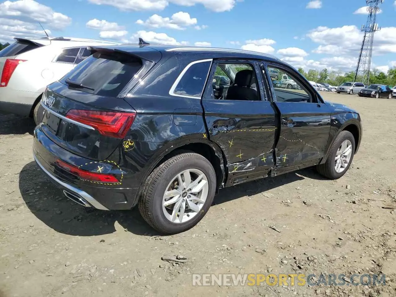 3 fotografías del automóvil dañado WA1GAAFY9R2066332 AUDI Q5 2024