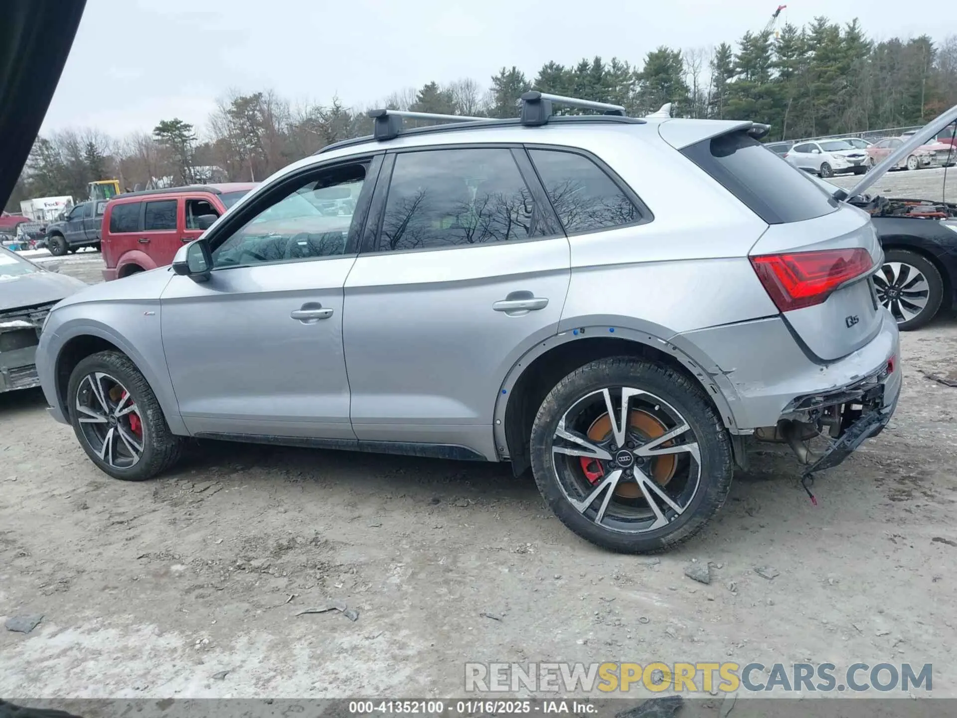 14 fotografías del automóvil dañado WA1EAAFY8S2009391 AUDI Q5 2025