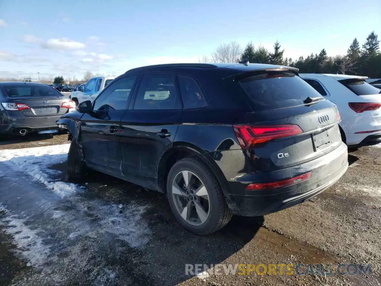2 fotografías del automóvil dañado WA1AAAFY0R2077810 AUDI Q5 KOMFORT 2024