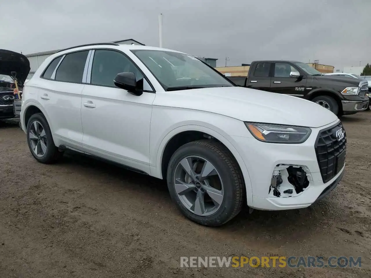4 fotografías del automóvil dañado WA1AAAFY4R2124076 AUDI Q5 KOMFORT 2024