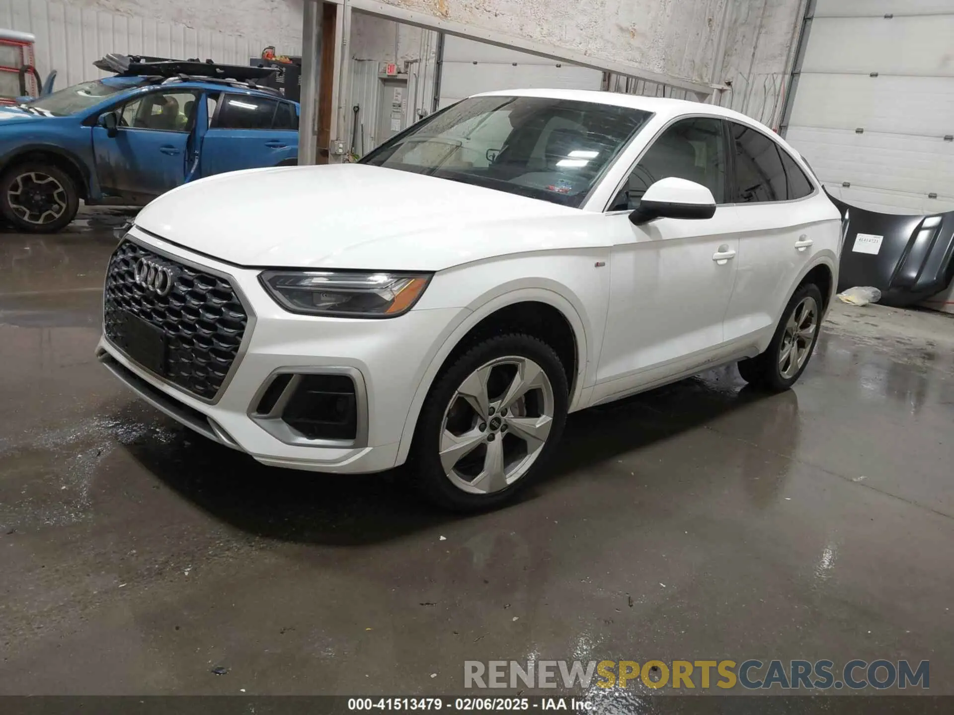 2 fotografías del automóvil dañado WA14AAFY1M2137129 AUDI Q5 SPORTBACK 2021