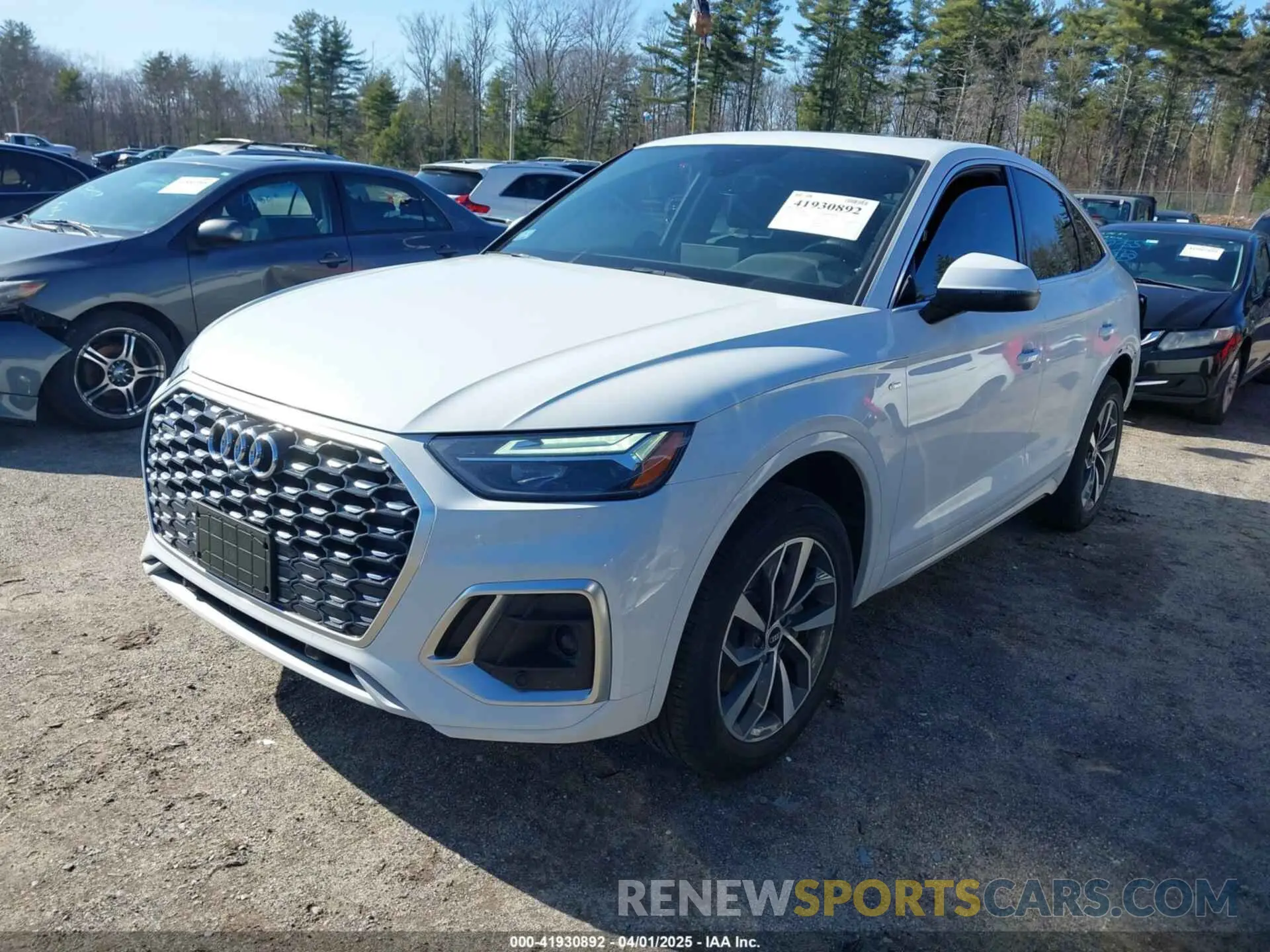 2 fotografías del automóvil dañado WA14AAFY2M2069228 AUDI Q5 SPORTBACK 2021