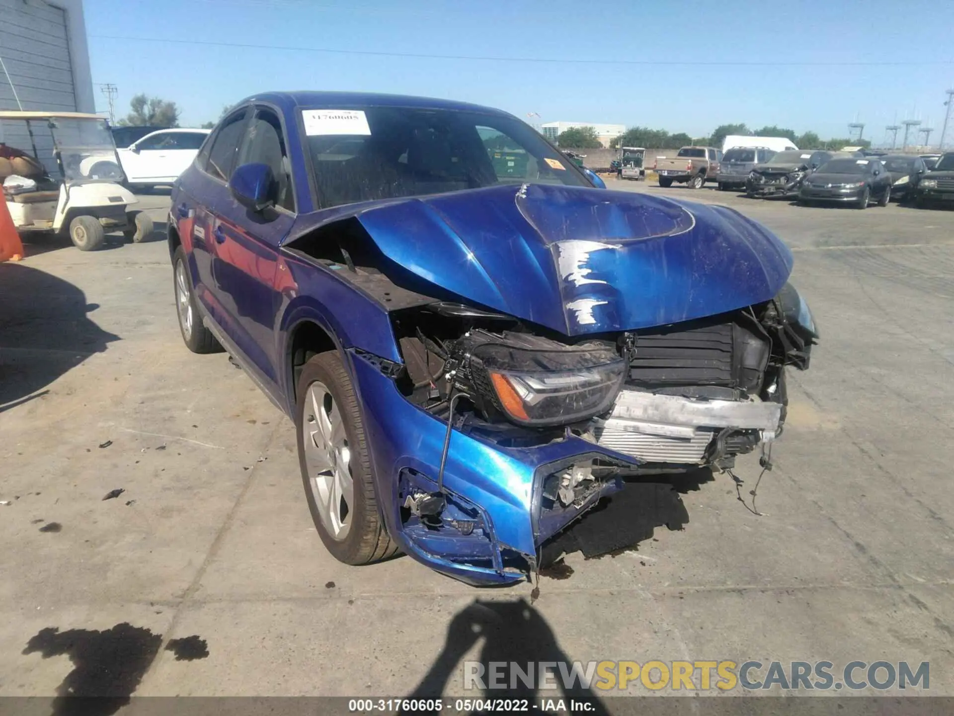 1 fotografías del automóvil dañado WA15AAFY0M2125588 AUDI Q5 SPORTBACK 2021