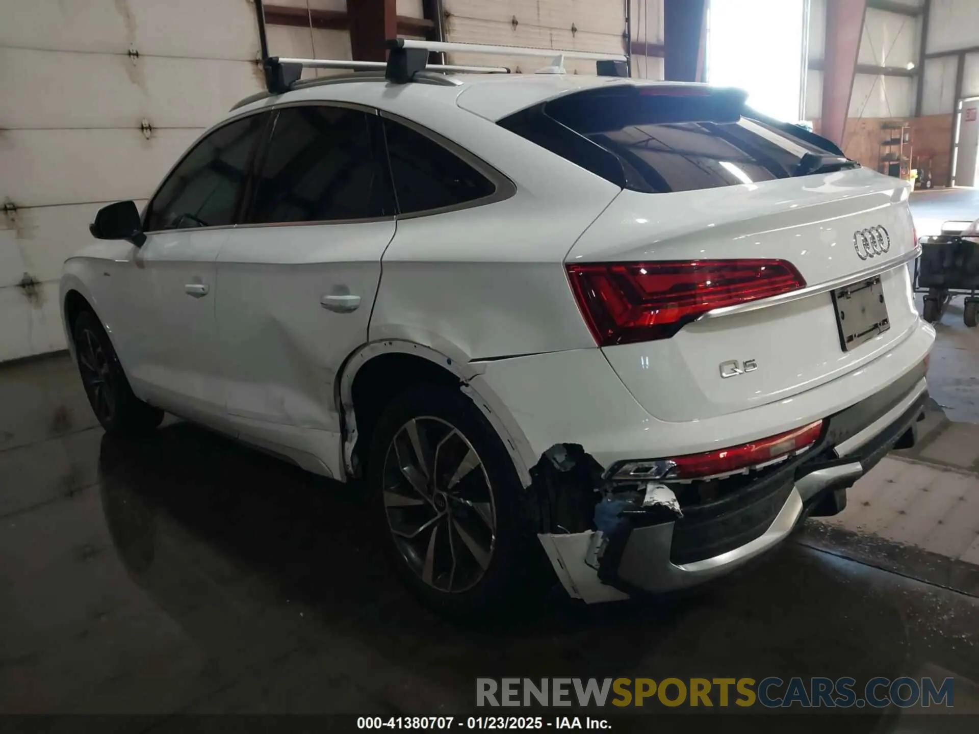 3 fotografías del automóvil dañado WA14AAFY5N2130363 AUDI Q5 SPORTBACK 2022