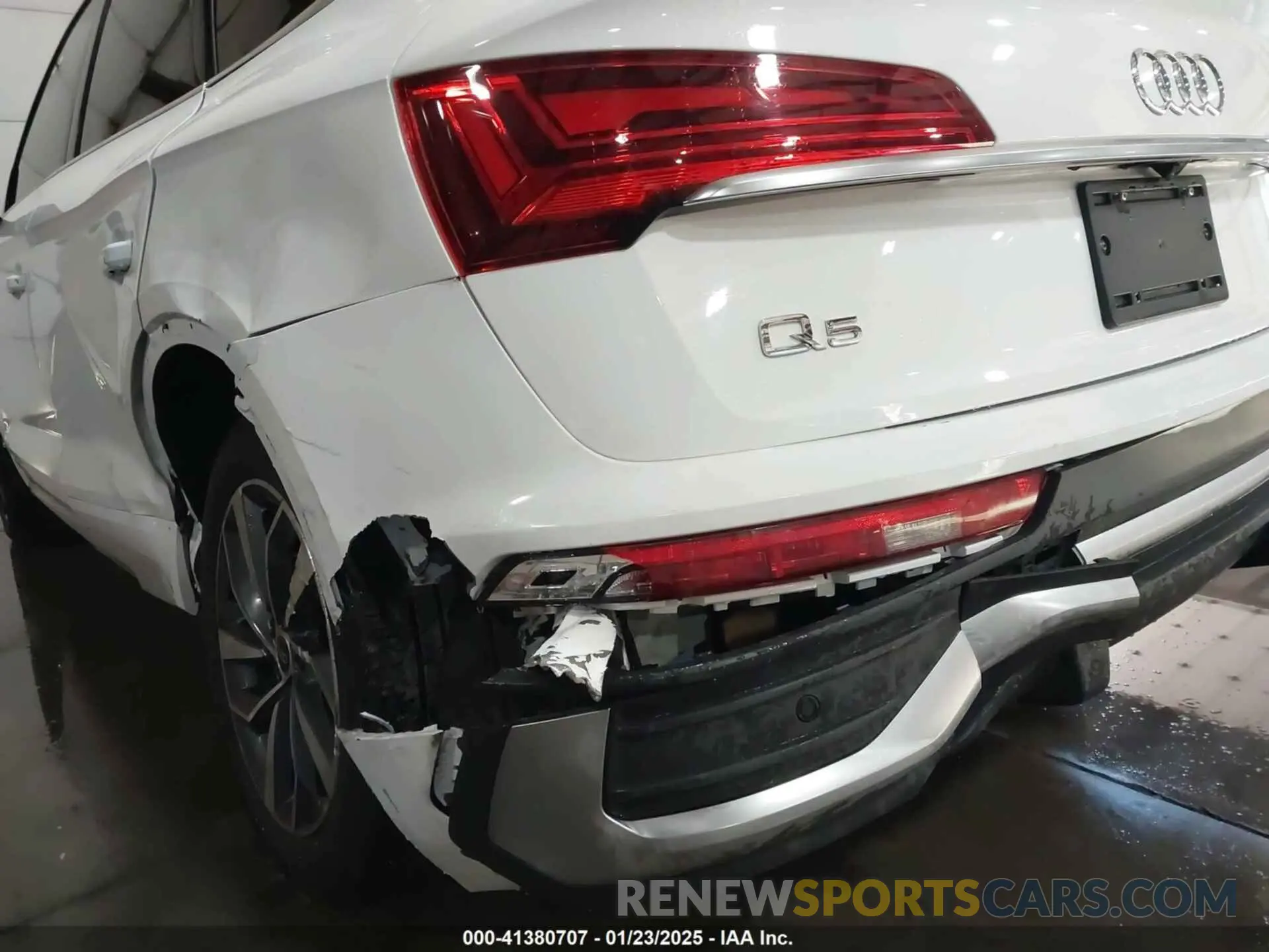 6 fotografías del automóvil dañado WA14AAFY5N2130363 AUDI Q5 SPORTBACK 2022