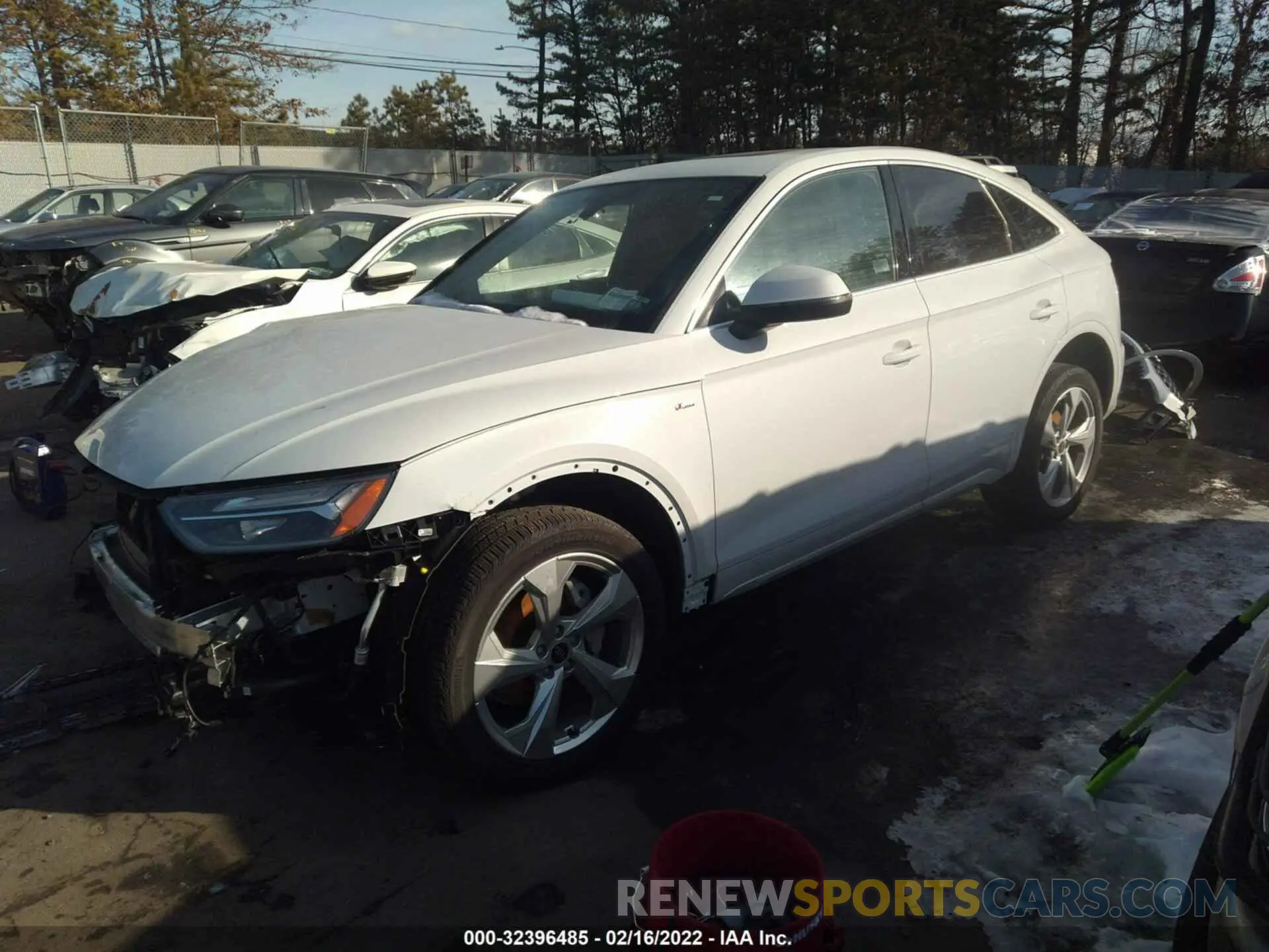 2 fotografías del automóvil dañado WA15AAFY5N2018991 AUDI Q5 SPORTBACK 2022