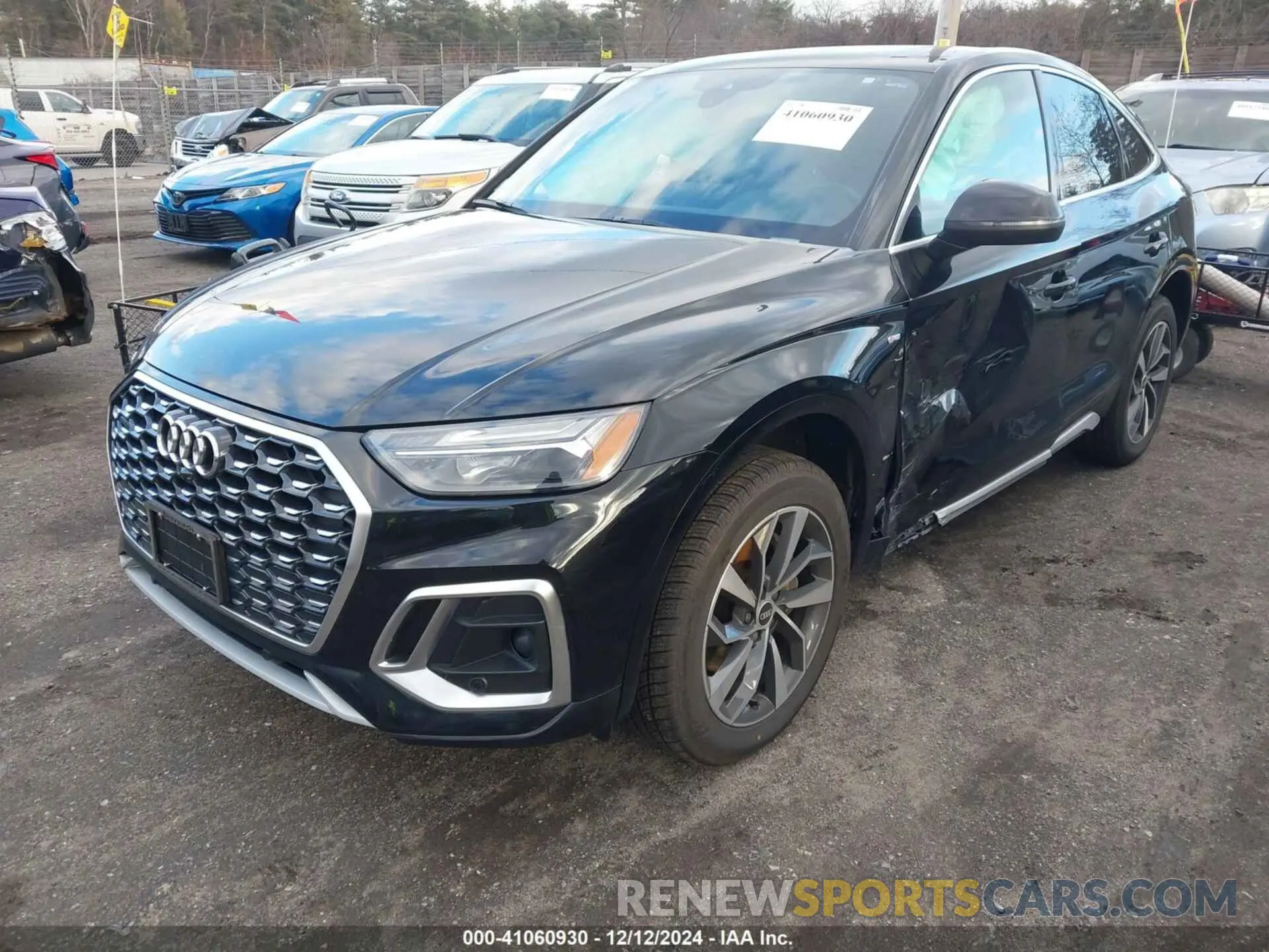 2 fotografías del automóvil dañado WA15AAFY5N2029800 AUDI Q5 SPORTBACK 2022