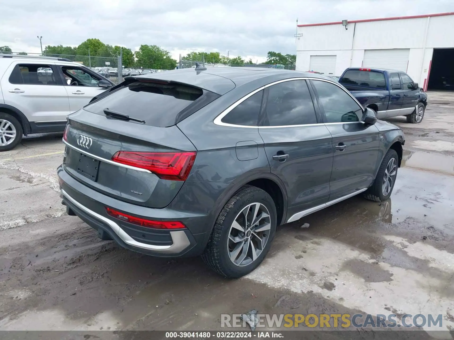 4 fotografías del automóvil dañado WA15AAFYXN2126295 AUDI Q5 SPORTBACK 2022