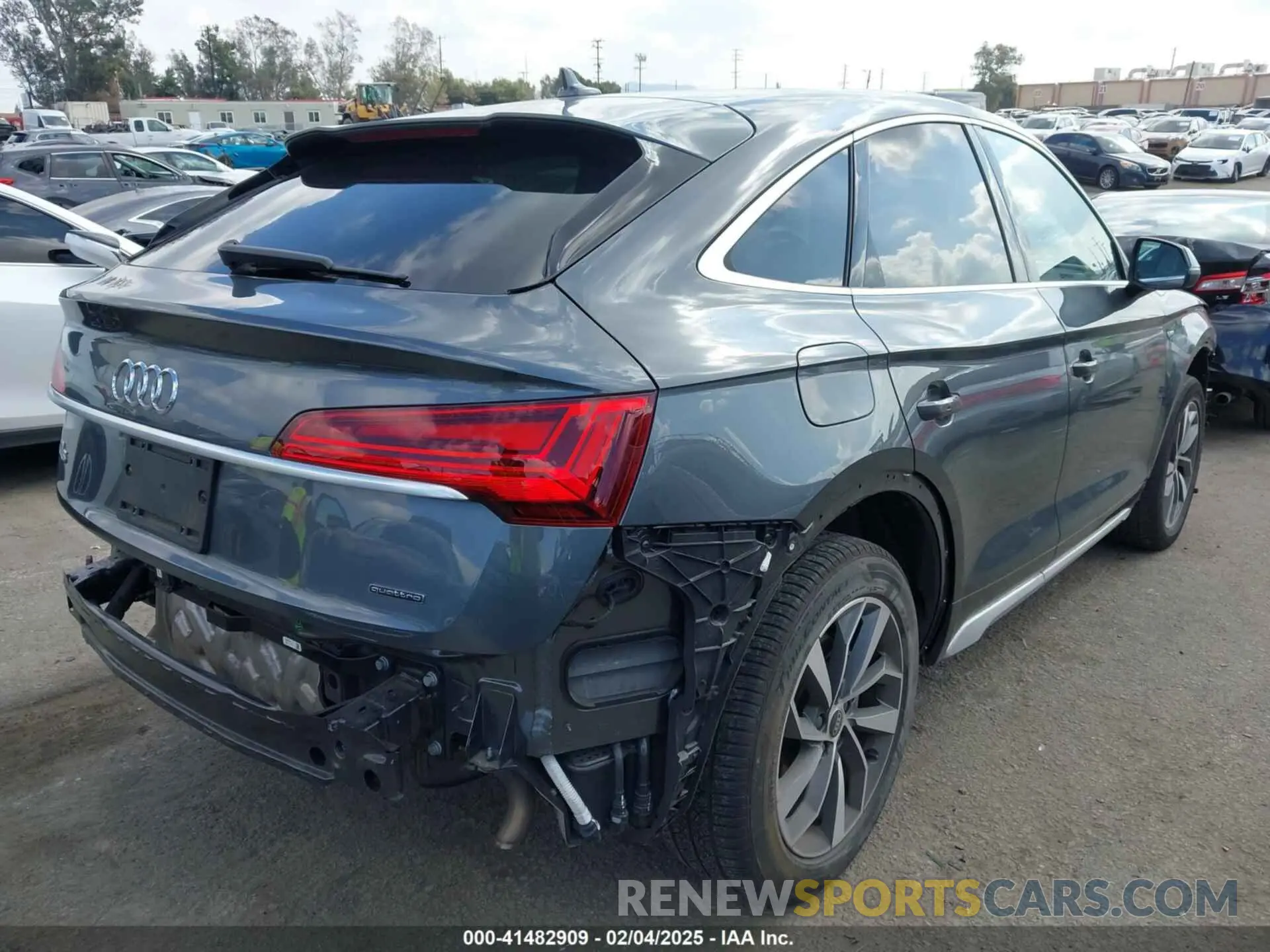 4 fotografías del automóvil dañado WA15AAFY2P2007434 AUDI Q5 SPORTBACK 2023