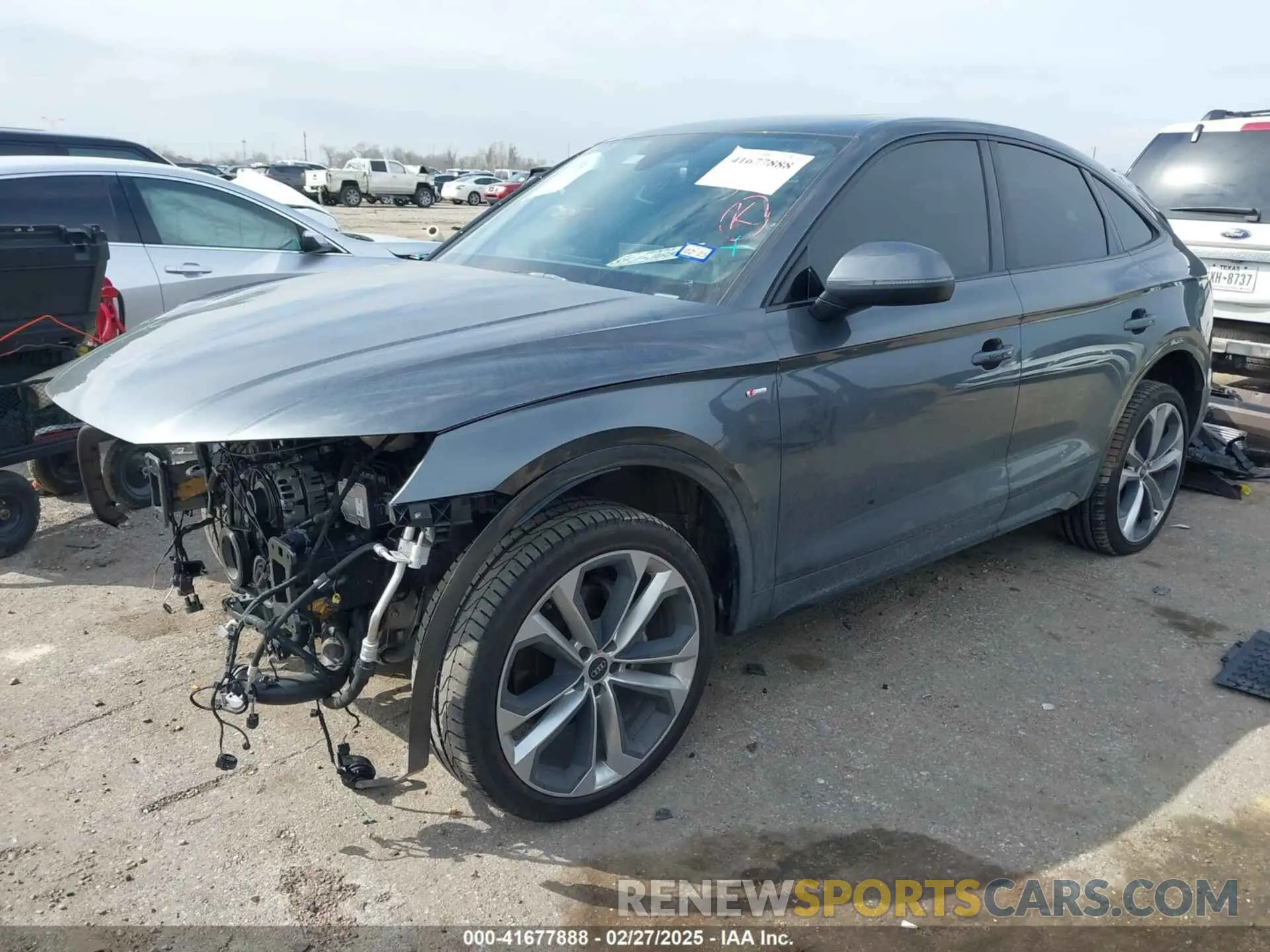 2 fotografías del automóvil dañado WA15AAFYXP2086576 AUDI Q5 SPORTBACK 2023