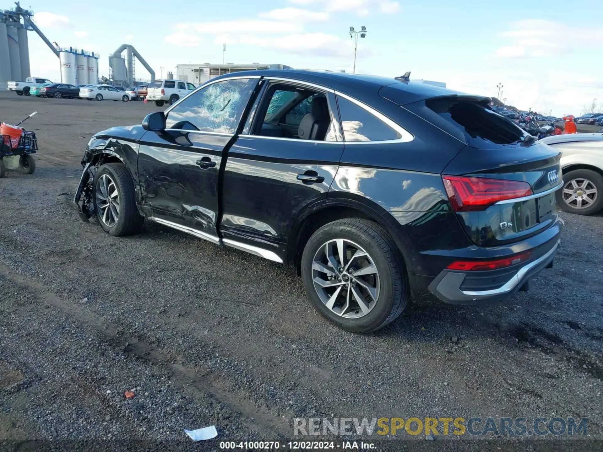 3 fotografías del automóvil dañado WA16AAFY4P2195149 AUDI Q5 SPORTBACK 2023