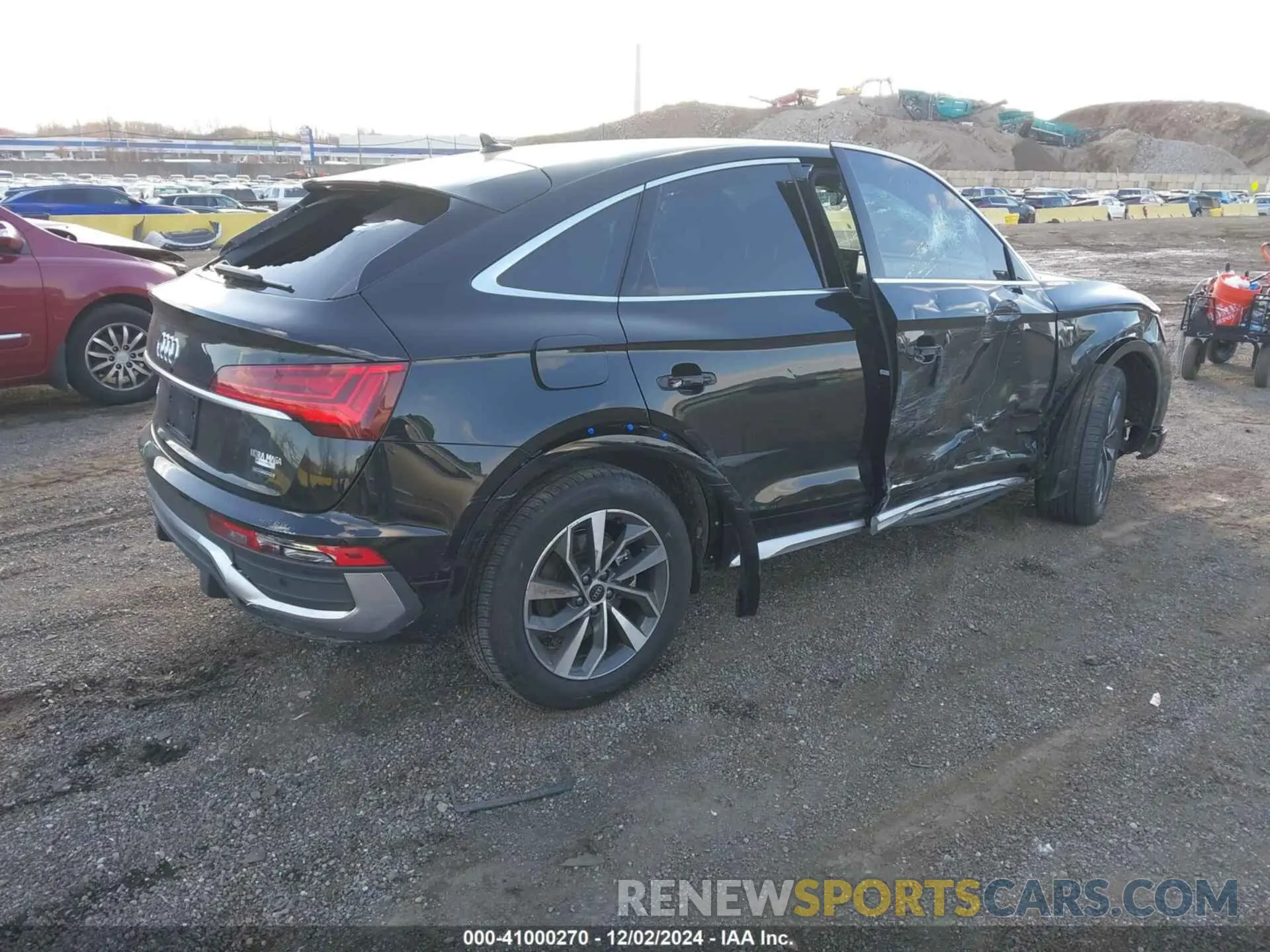 4 fotografías del automóvil dañado WA16AAFY4P2195149 AUDI Q5 SPORTBACK 2023