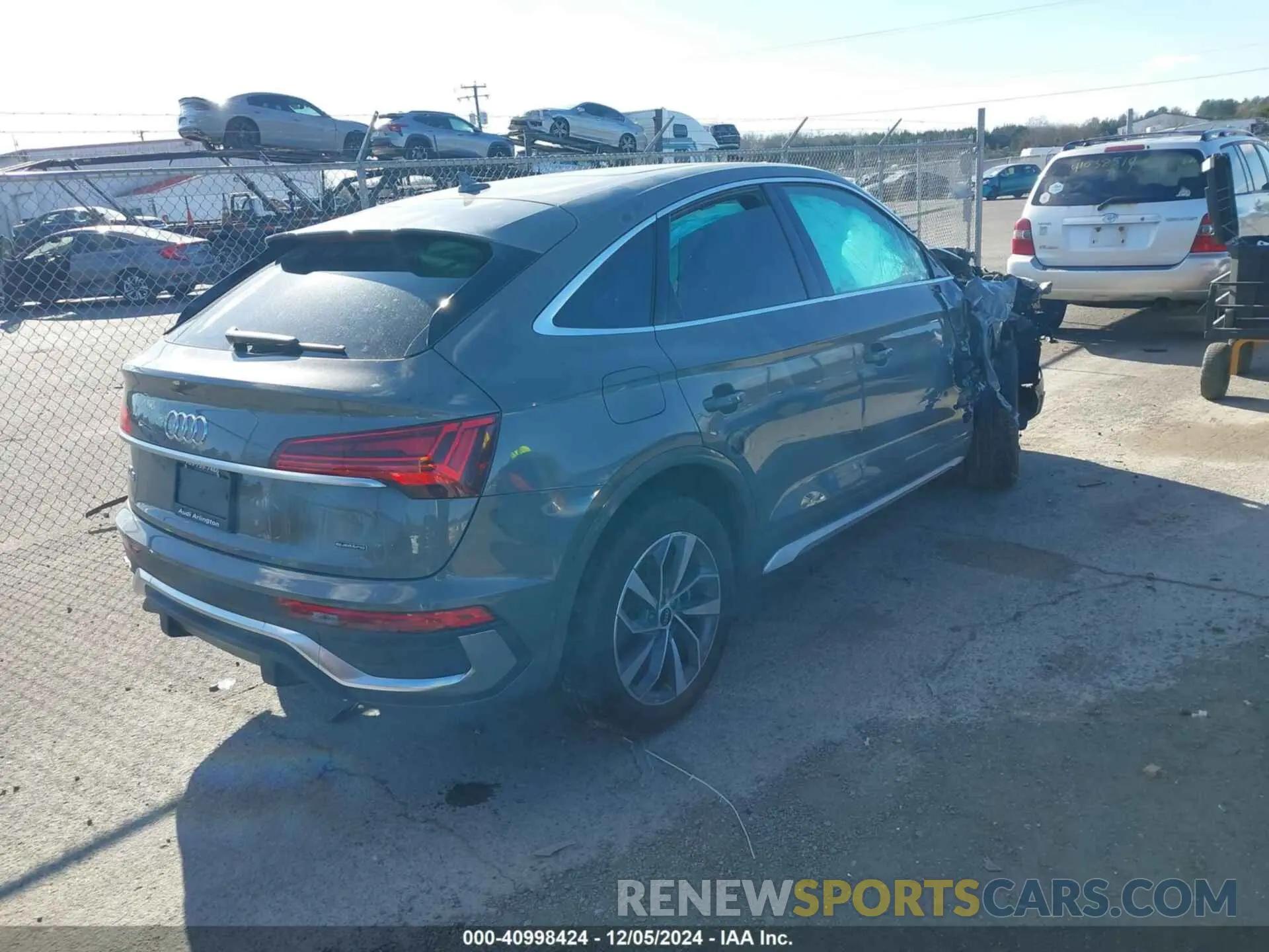 4 fotografías del automóvil dañado WA16AAFY7P2040109 AUDI Q5 SPORTBACK 2023