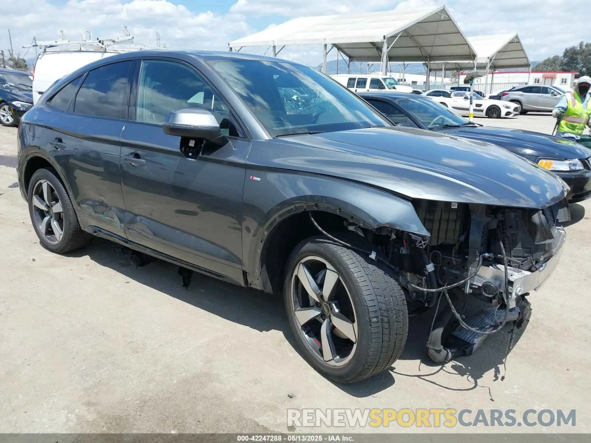 1 fotografías del automóvil dañado WA16ABFY5P2067296 AUDI Q5 SPORTBACK 2023