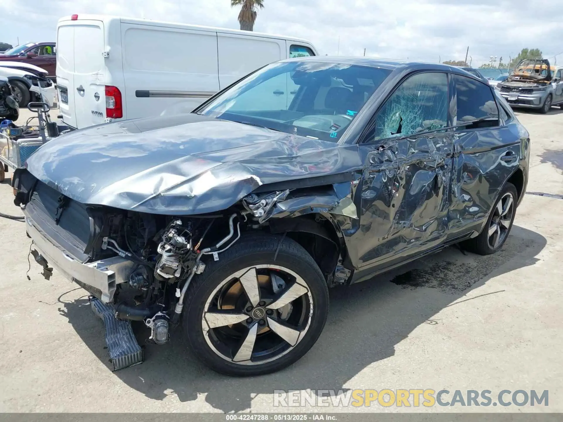 2 fotografías del automóvil dañado WA16ABFY5P2067296 AUDI Q5 SPORTBACK 2023