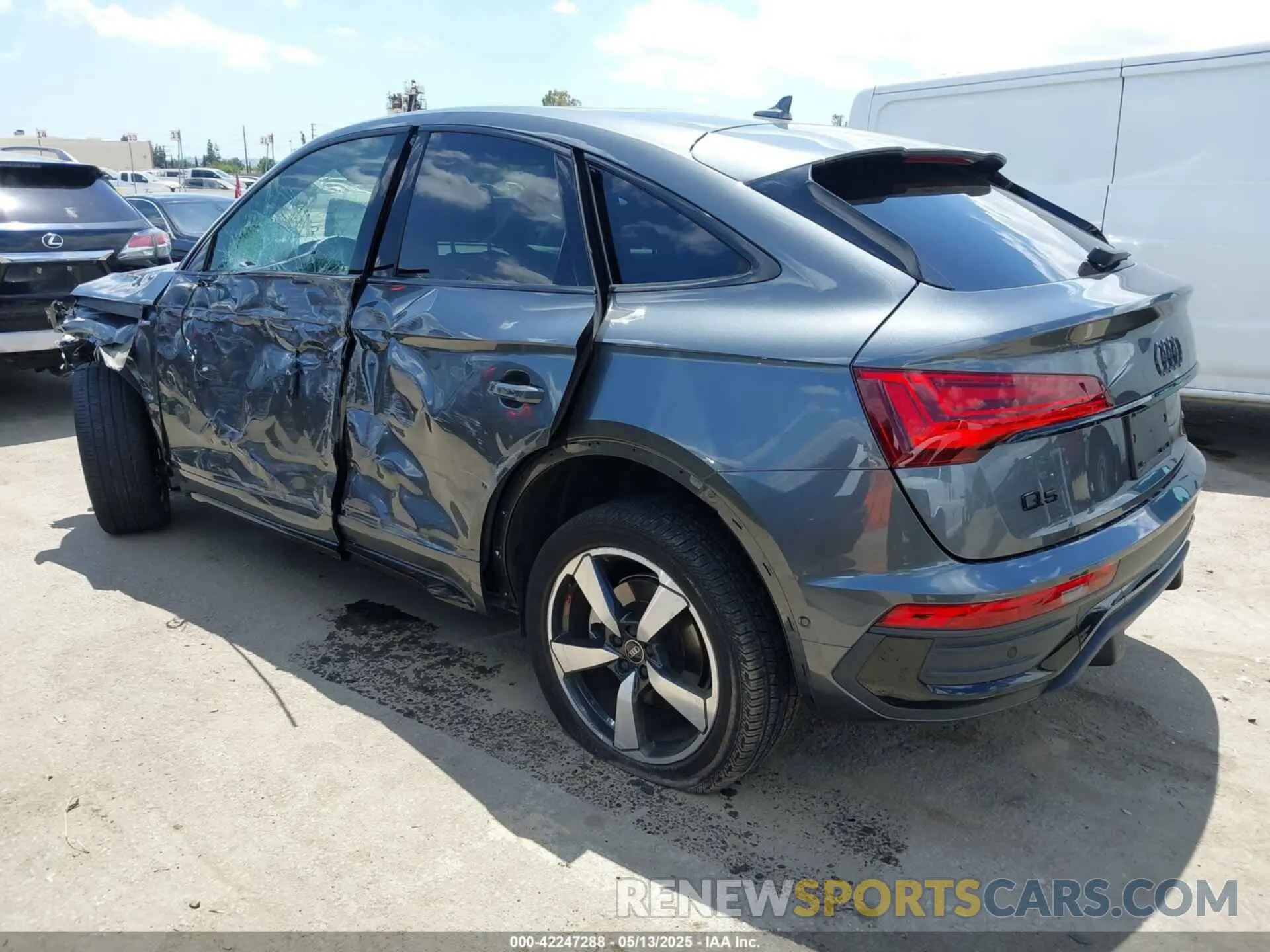 3 fotografías del automóvil dañado WA16ABFY5P2067296 AUDI Q5 SPORTBACK 2023