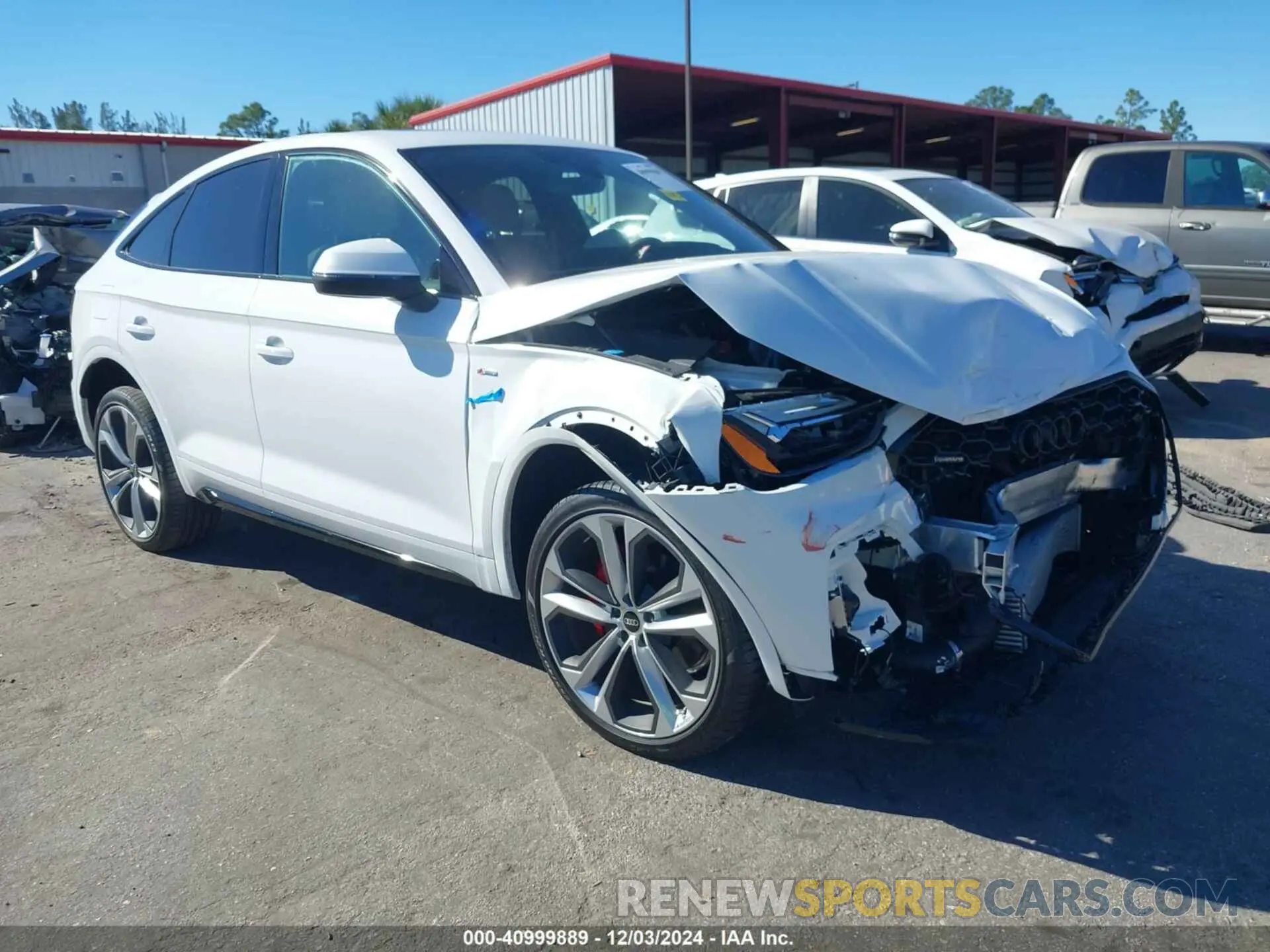 1 fotografías del automóvil dañado WA15AAFY2R2019893 AUDI Q5 SPORTBACK 2024
