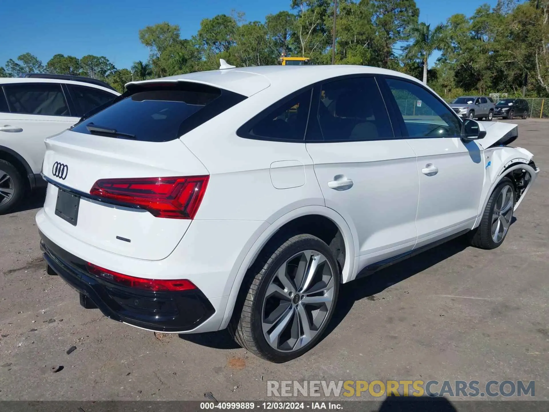 4 fotografías del automóvil dañado WA15AAFY2R2019893 AUDI Q5 SPORTBACK 2024