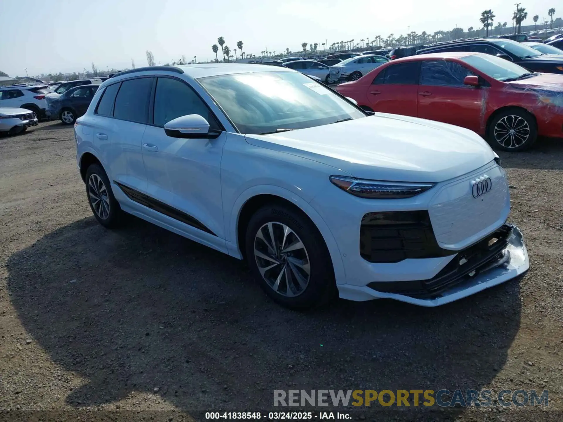 1 fotografías del automóvil dañado WA124BGFXSA019441 AUDI Q6 E-TRON 2025