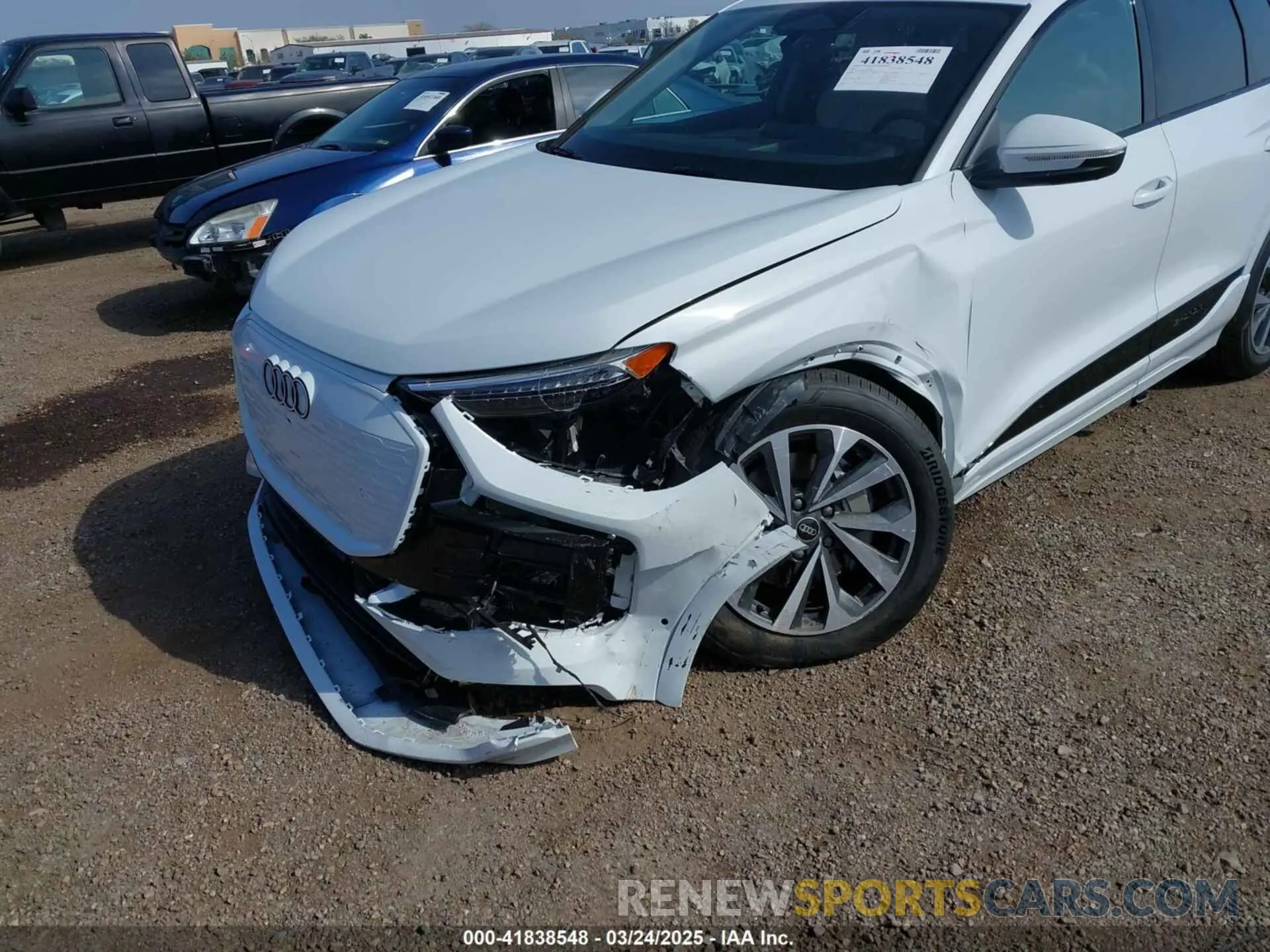 6 fotografías del automóvil dañado WA124BGFXSA019441 AUDI Q6 E-TRON 2025