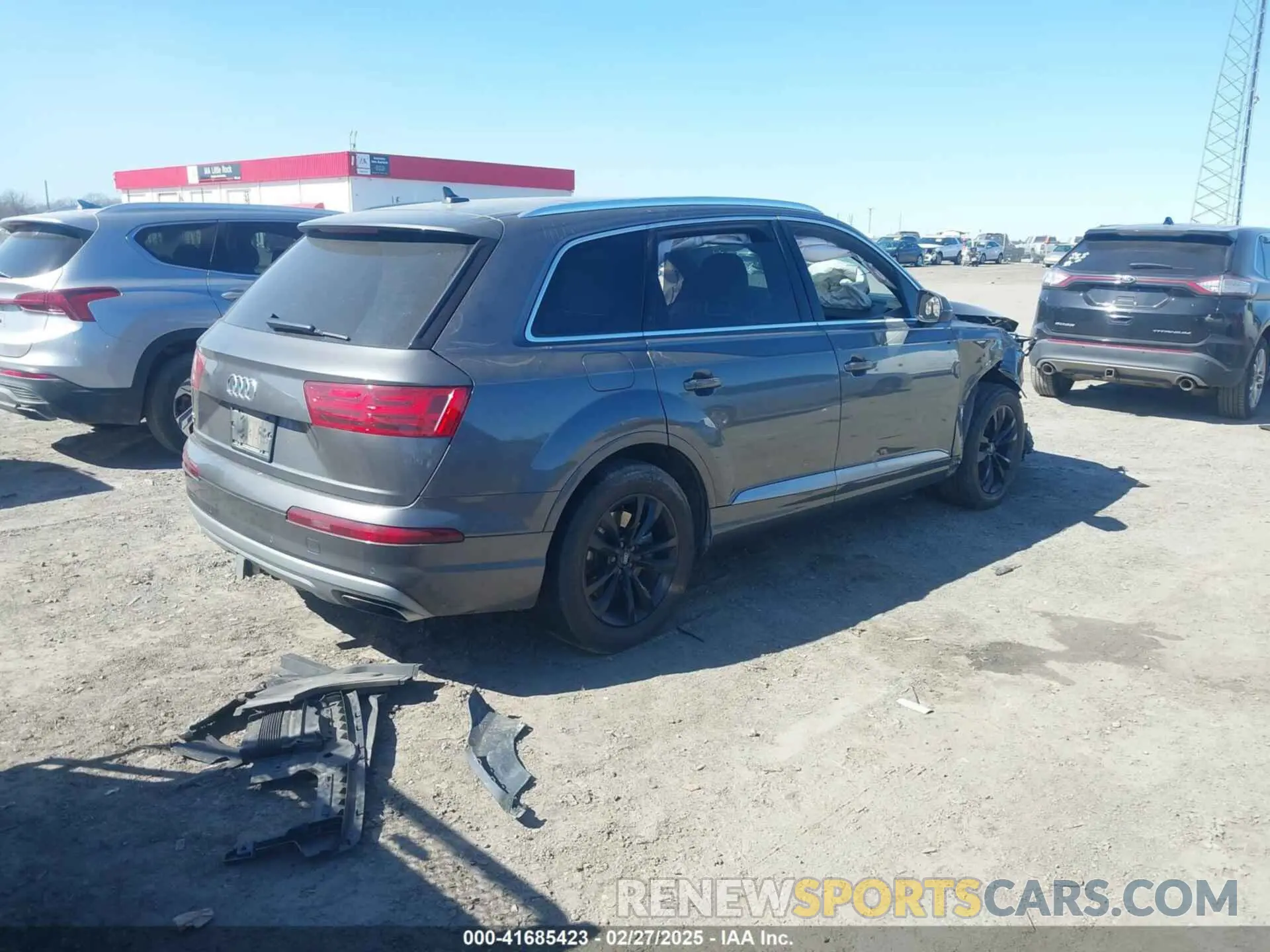 4 fotografías del automóvil dañado WA1AAAF71KD007167 AUDI Q7 2019