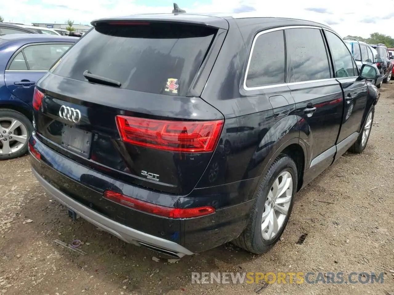 4 fotografías del automóvil dañado WA1AAAF71KD012711 AUDI Q7 2019