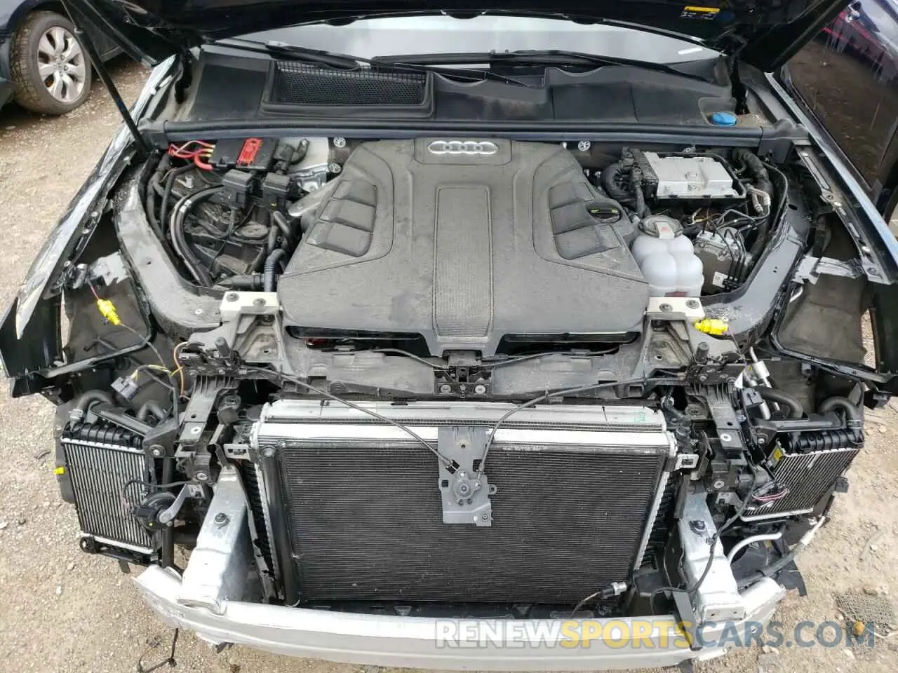 7 fotografías del automóvil dañado WA1AAAF71KD012711 AUDI Q7 2019