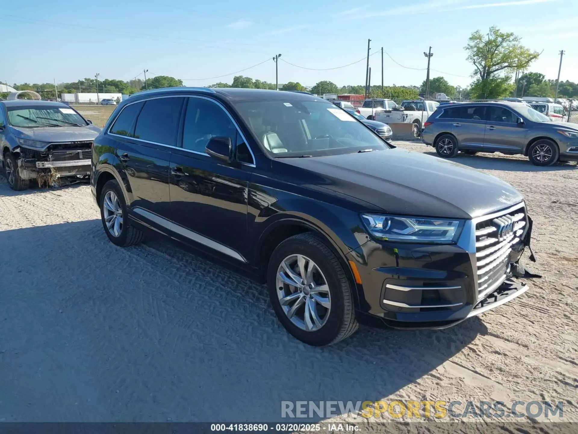 1 fotografías del automóvil dañado WA1AAAF72KD002186 AUDI Q7 2019