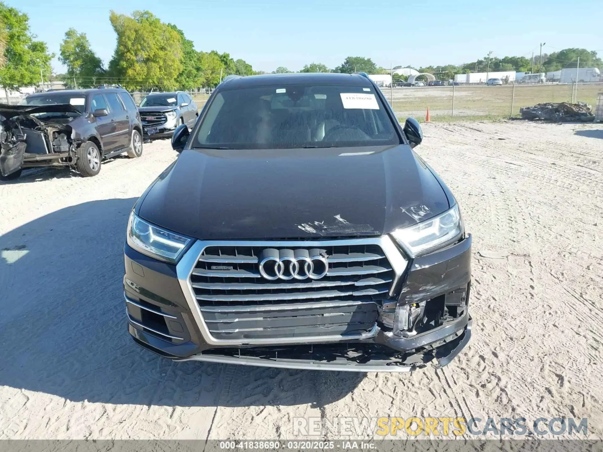 6 fotografías del automóvil dañado WA1AAAF72KD002186 AUDI Q7 2019