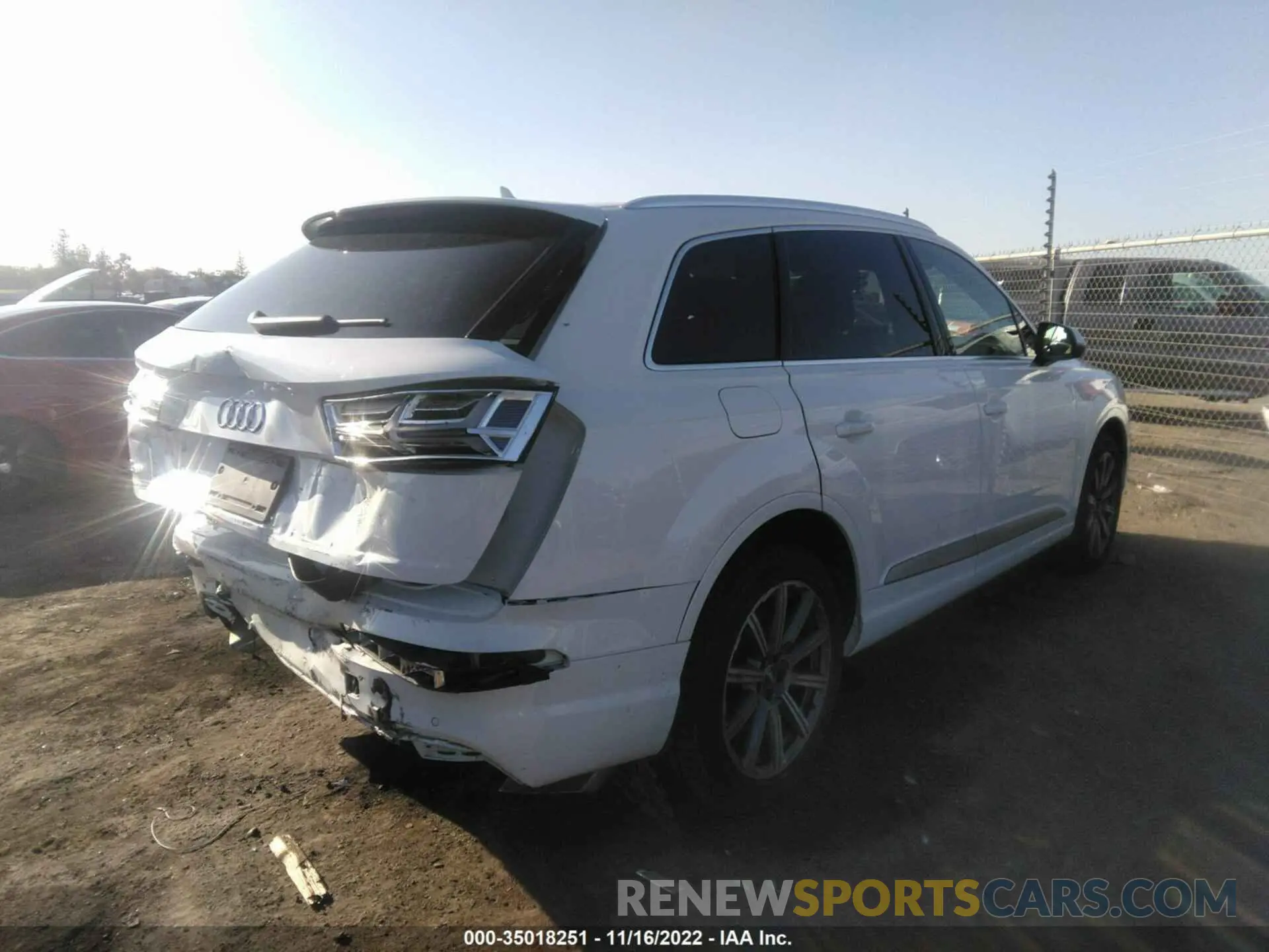 4 fotografías del automóvil dañado WA1AAAF72KD002575 AUDI Q7 2019