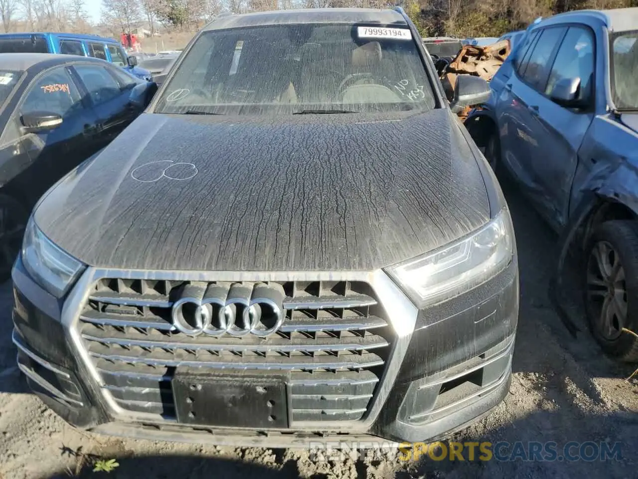 5 fotografías del automóvil dañado WA1AAAF72KD011499 AUDI Q7 2019