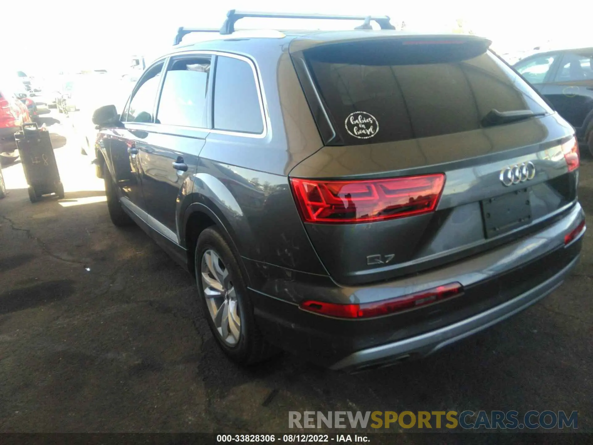 3 fotografías del automóvil dañado WA1AAAF74KD012637 AUDI Q7 2019