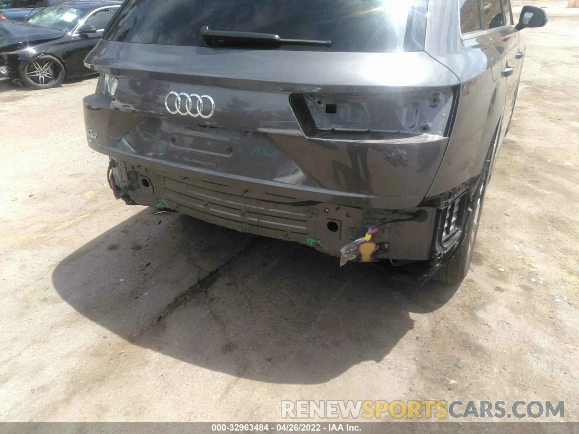6 fotografías del automóvil dañado WA1AAAF75KD006393 AUDI Q7 2019