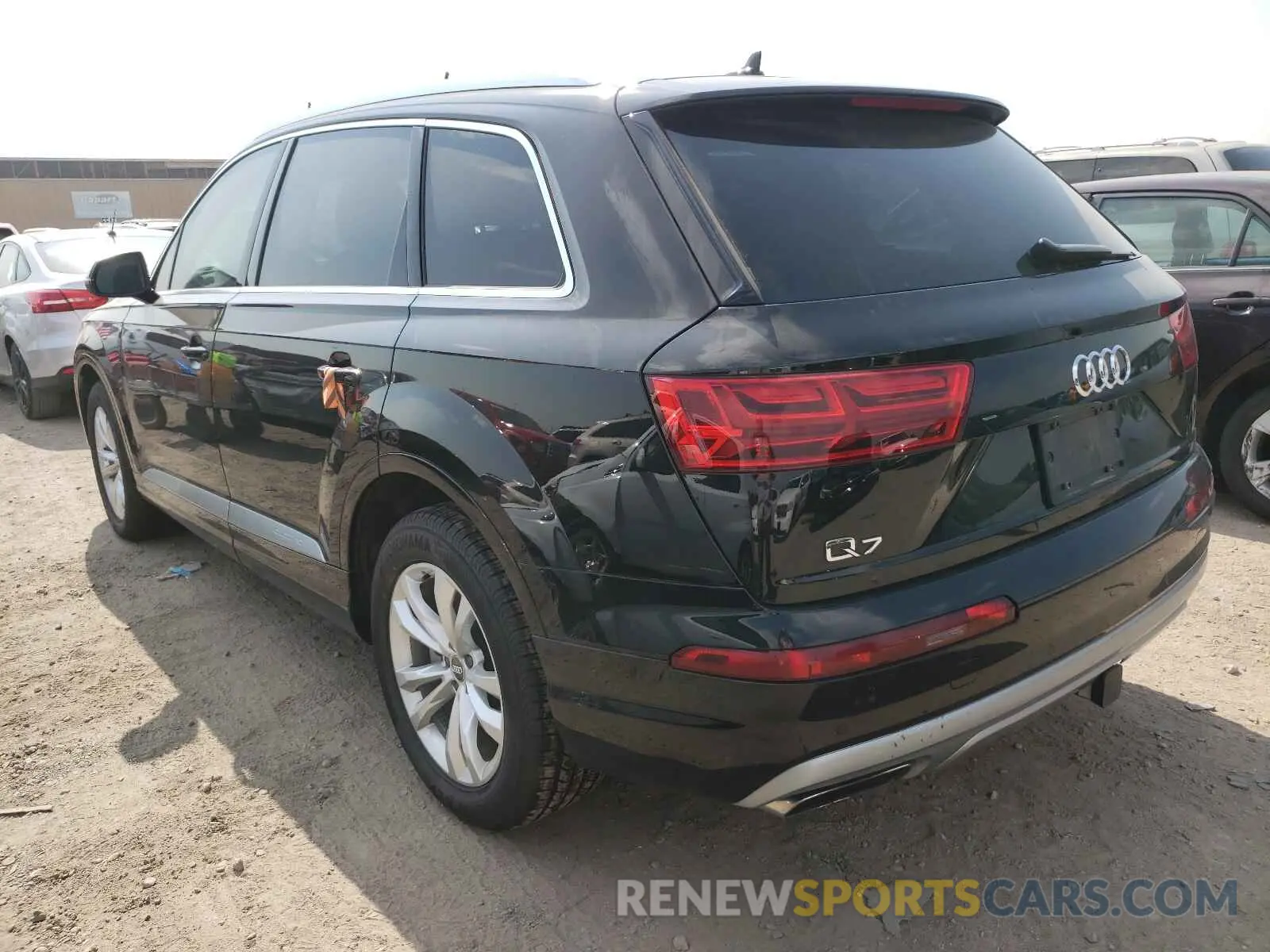 3 fotografías del automóvil dañado WA1AAAF76KD004720 AUDI Q7 2019
