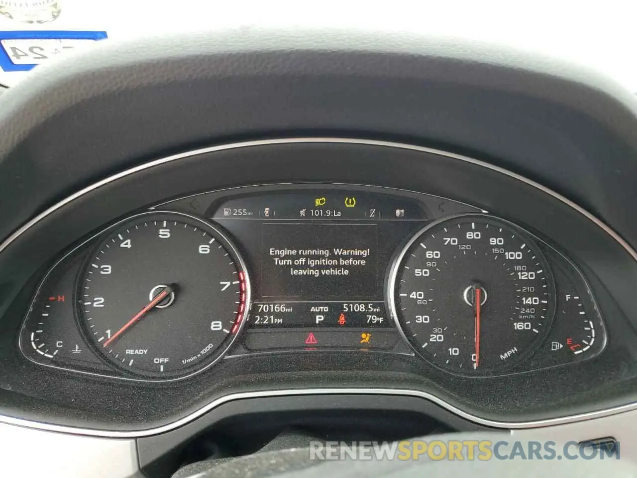 9 fotografías del automóvil dañado WA1AHAF70KD020827 AUDI Q7 2019