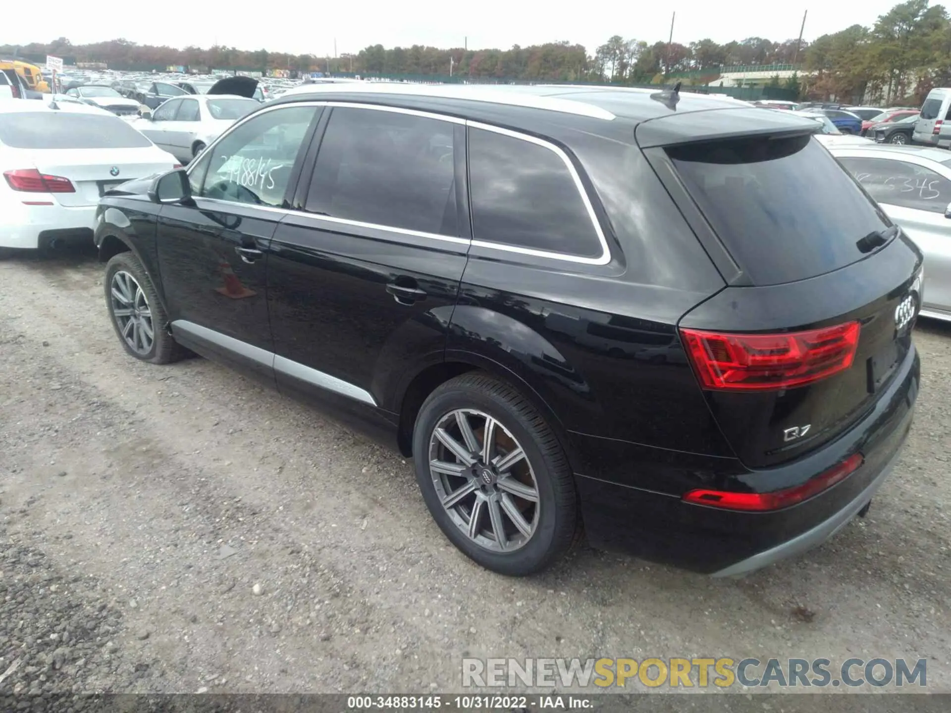 3 fotografías del automóvil dañado WA1AHAF70KD028670 AUDI Q7 2019