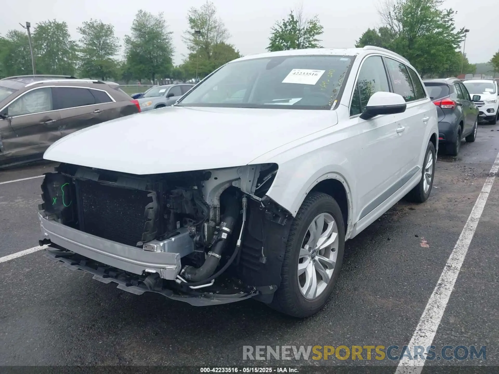 18 fotografías del automóvil dañado WA1AHAF72KD045048 AUDI Q7 2019