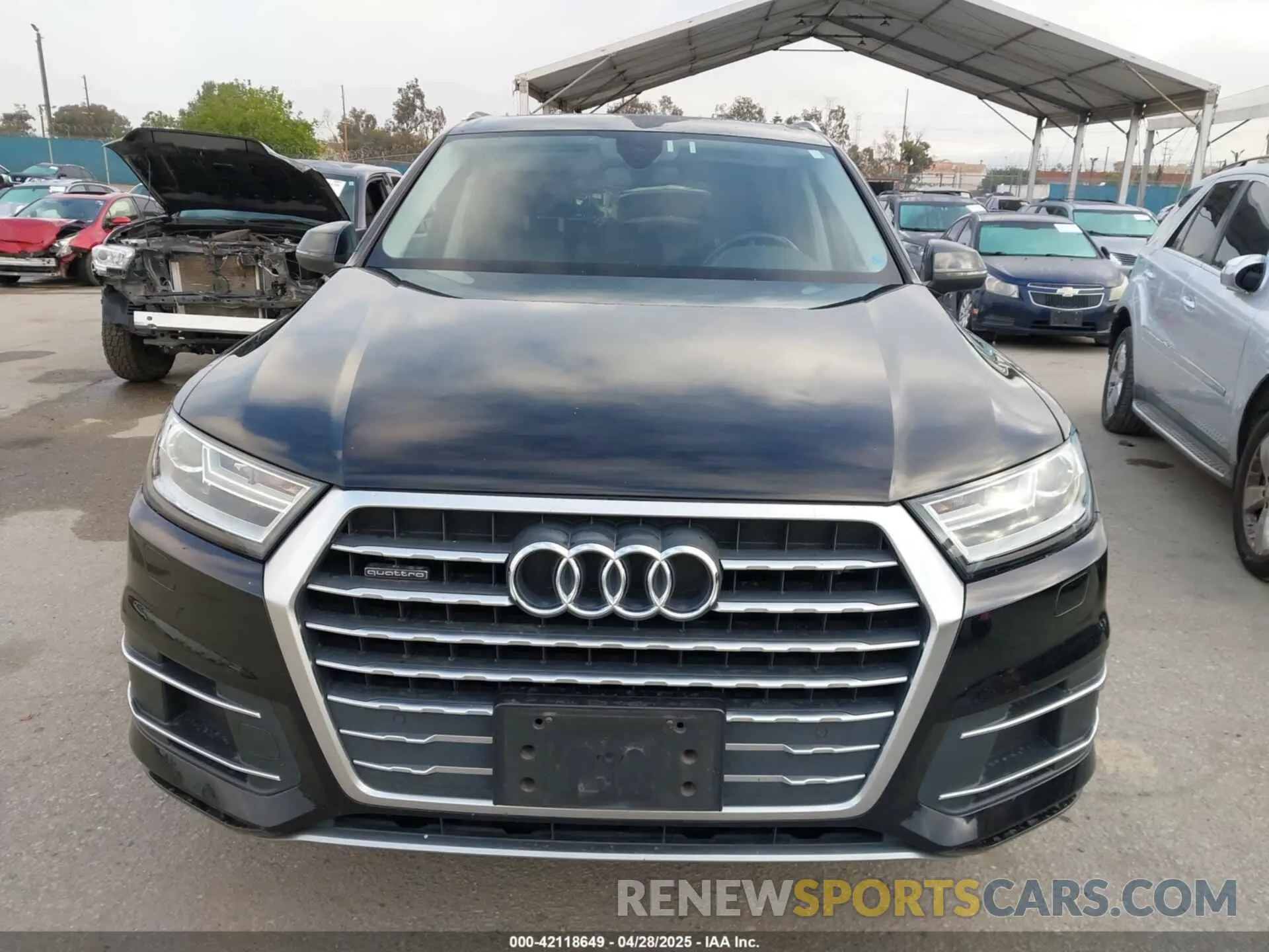 12 fotografías del automóvil dañado WA1AHAF73KD022295 AUDI Q7 2019