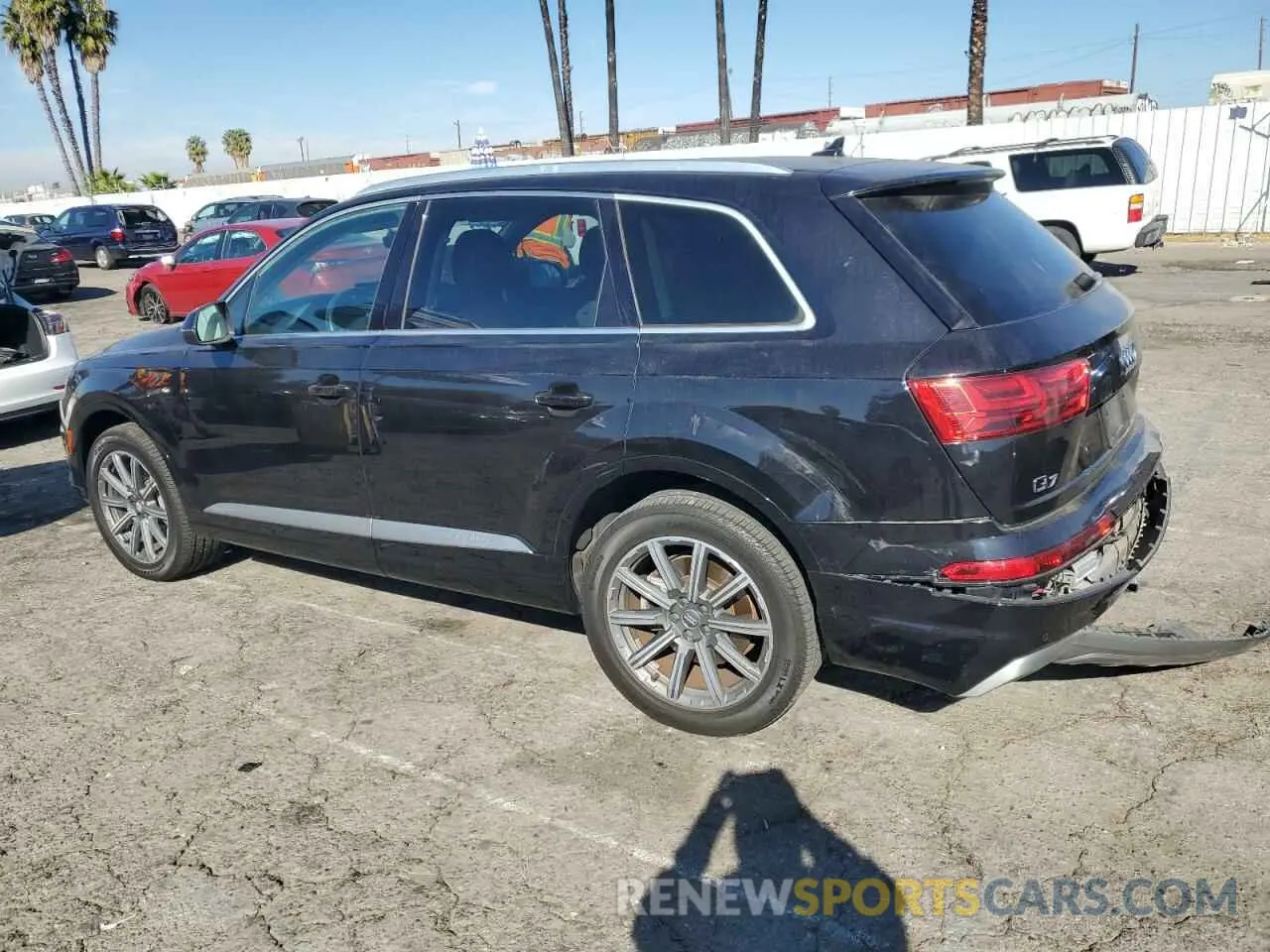 2 fotografías del automóvil dañado WA1AHAF74KD027747 AUDI Q7 2019