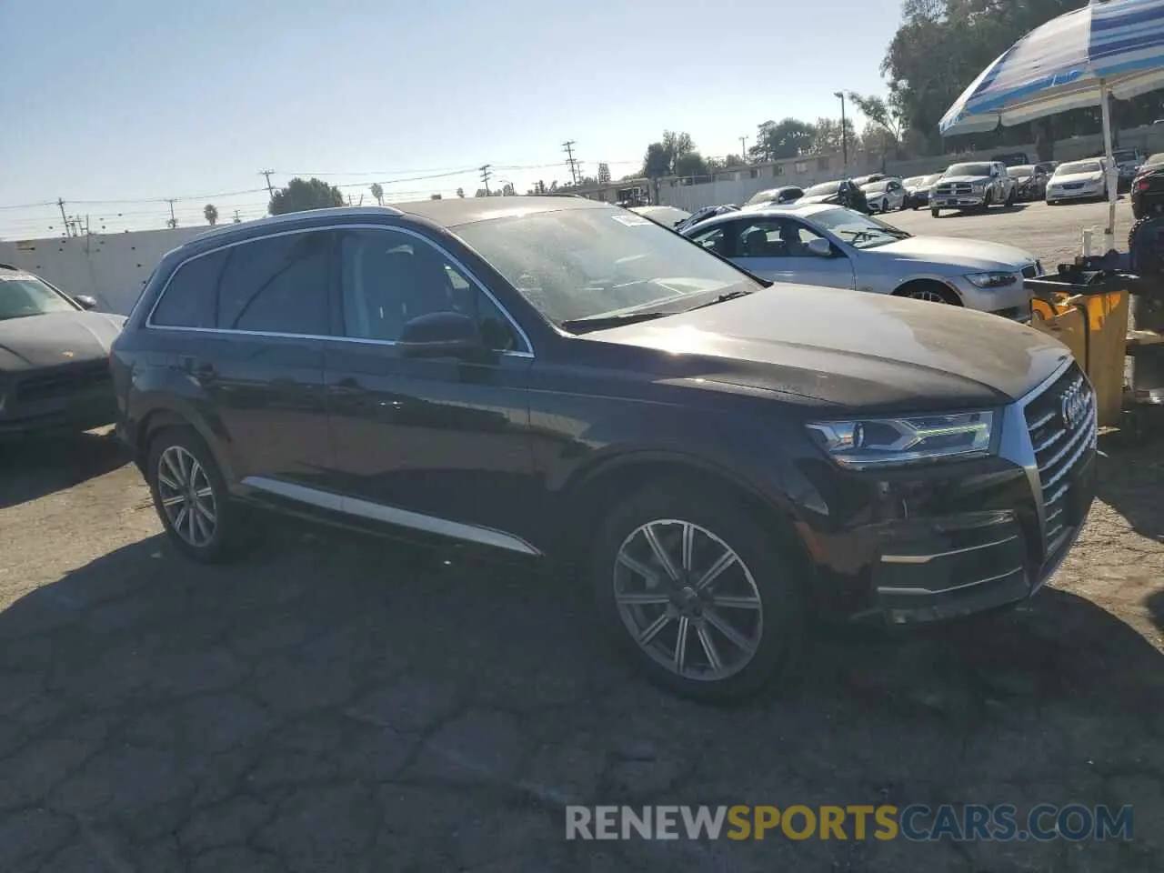 4 fotografías del automóvil dañado WA1AHAF74KD027747 AUDI Q7 2019