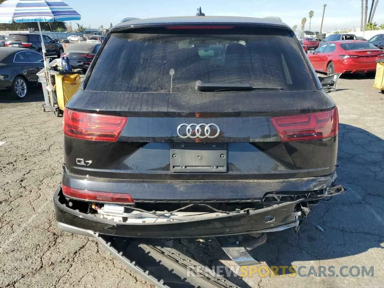 6 fotografías del automóvil dañado WA1AHAF74KD027747 AUDI Q7 2019