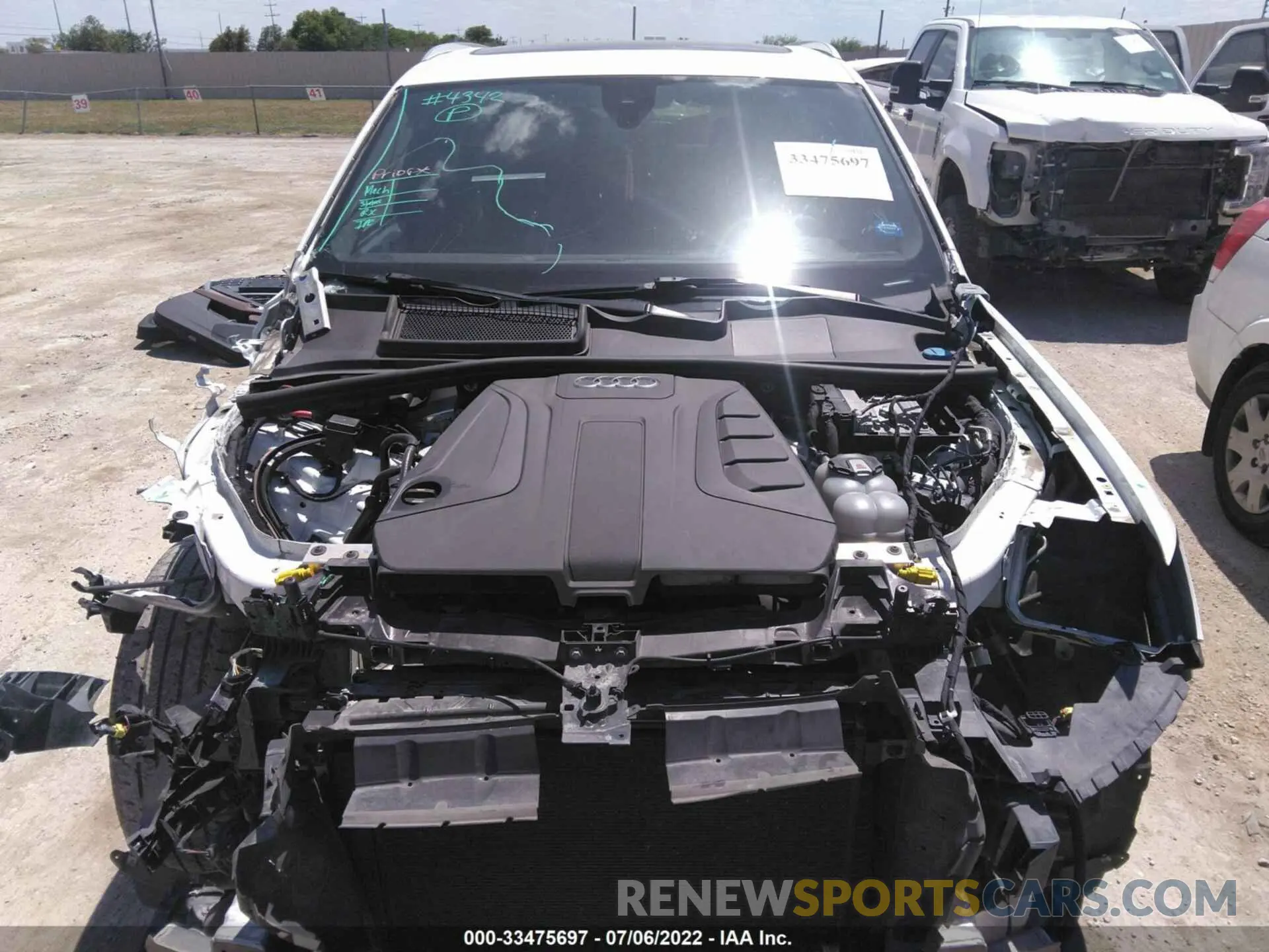 10 fotografías del automóvil dañado WA1AHAF78KD023331 AUDI Q7 2019