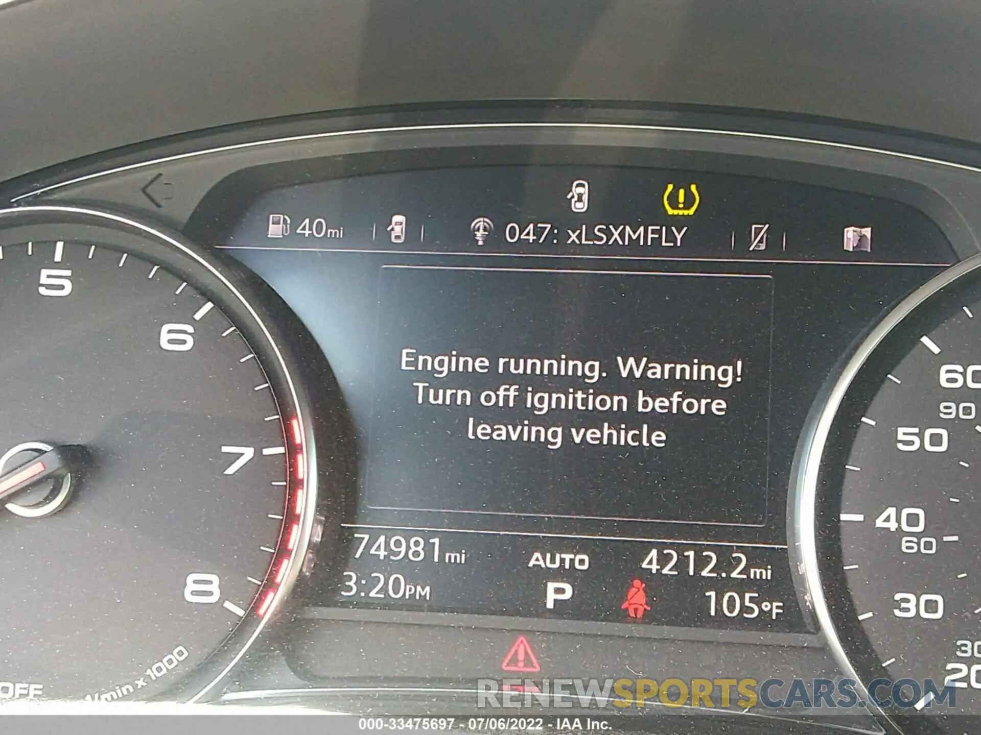 7 fotografías del automóvil dañado WA1AHAF78KD023331 AUDI Q7 2019